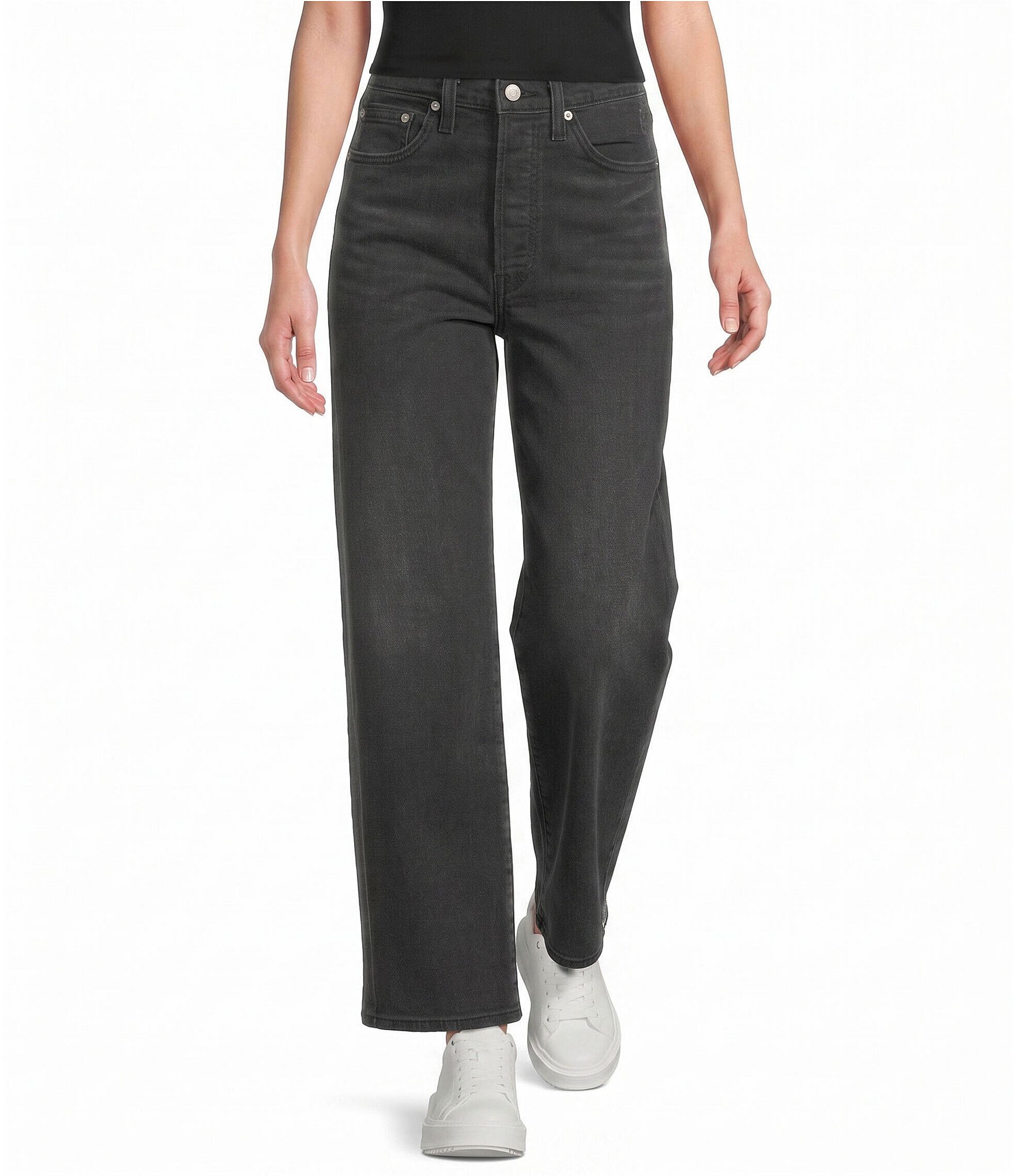 Levi's® Ribcage Straight Leg Ankle Jeans