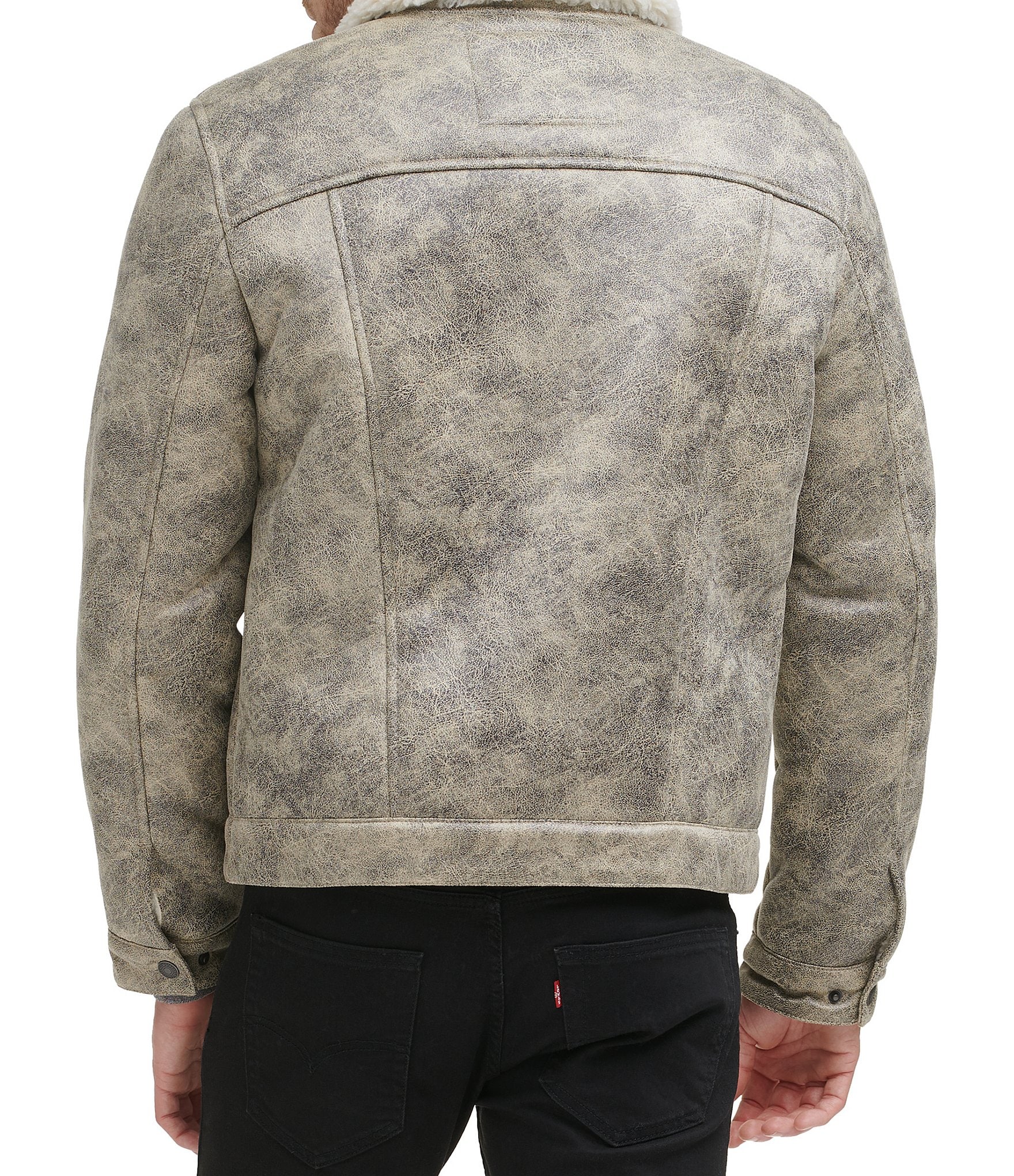 Levi's® Sherpa Sherpa Zip Front Trucker Jacket