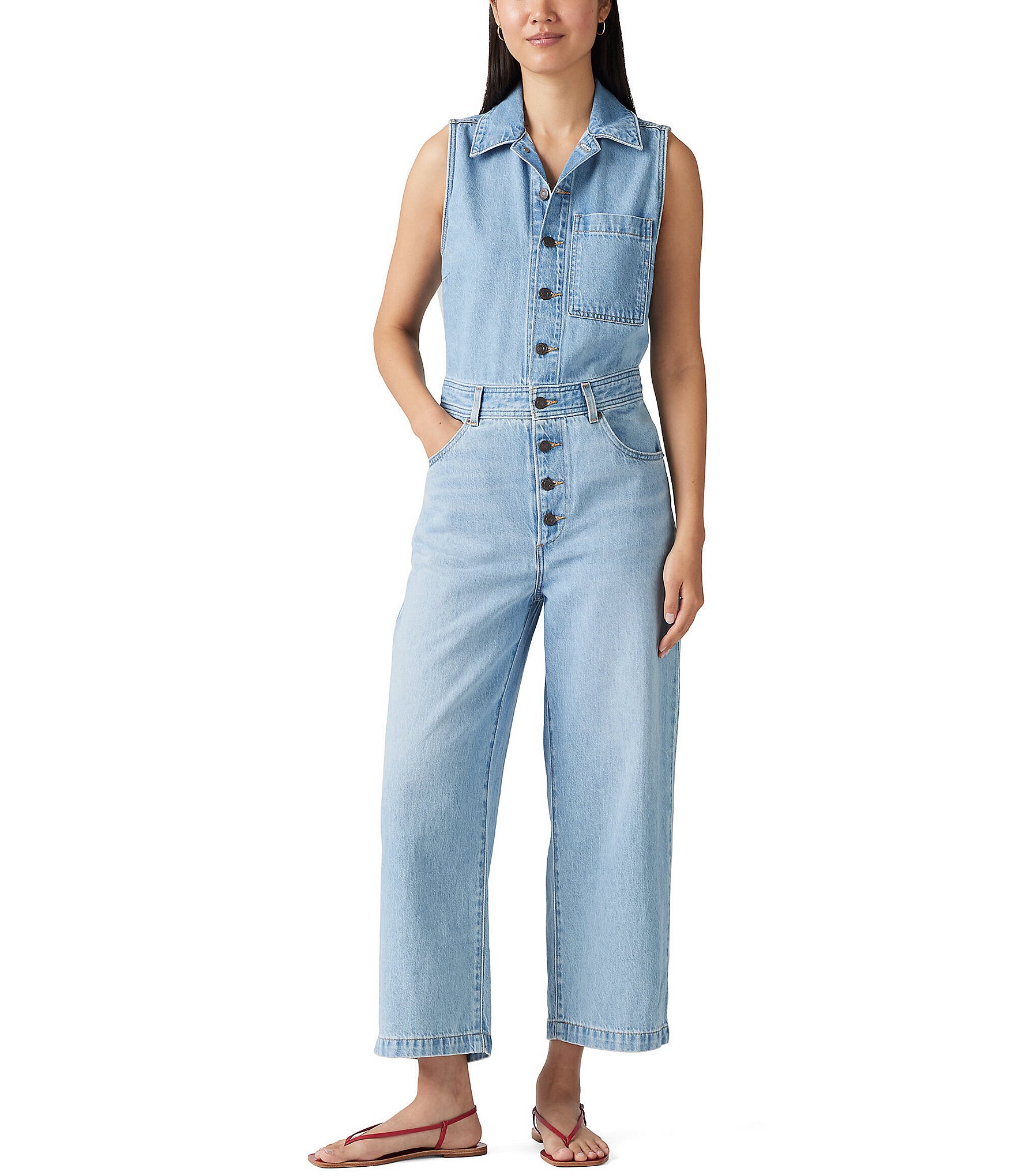 Sleeveless Jumpsuit Dillards Navy Jumpsuit Levi's® Sleeveless