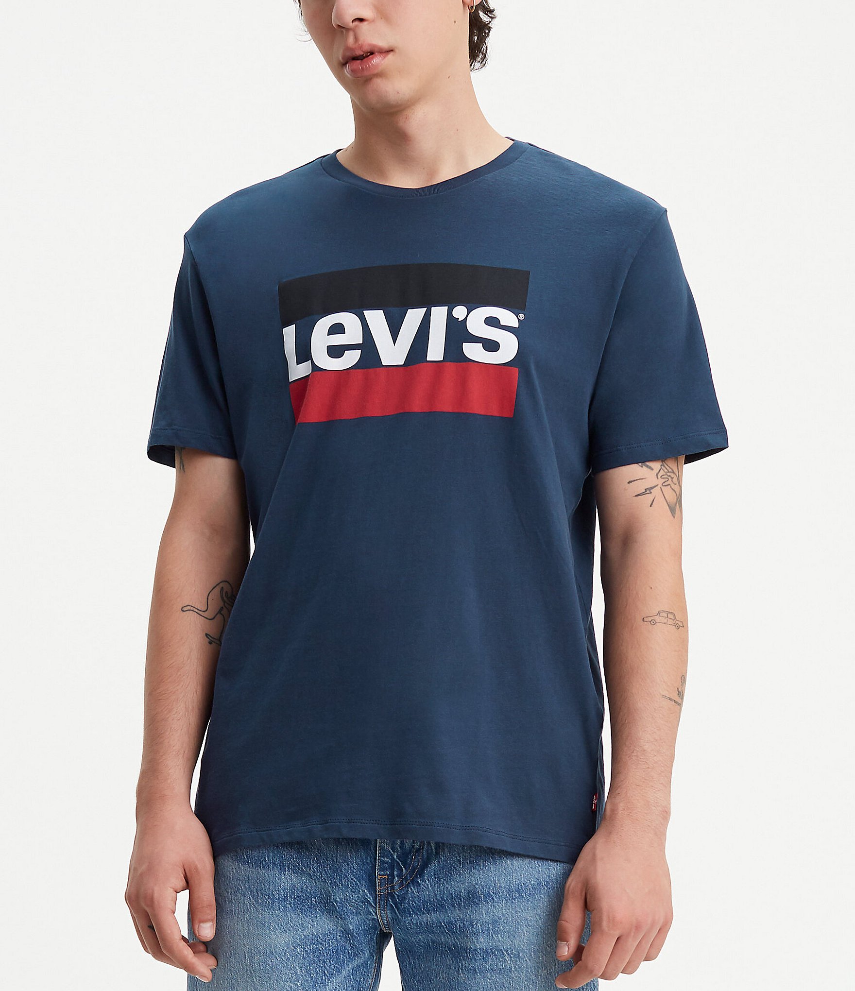 LEVIS SPORTSWEAR LOGO GRAPHIC 84 T-SHIRT Man Dress blue