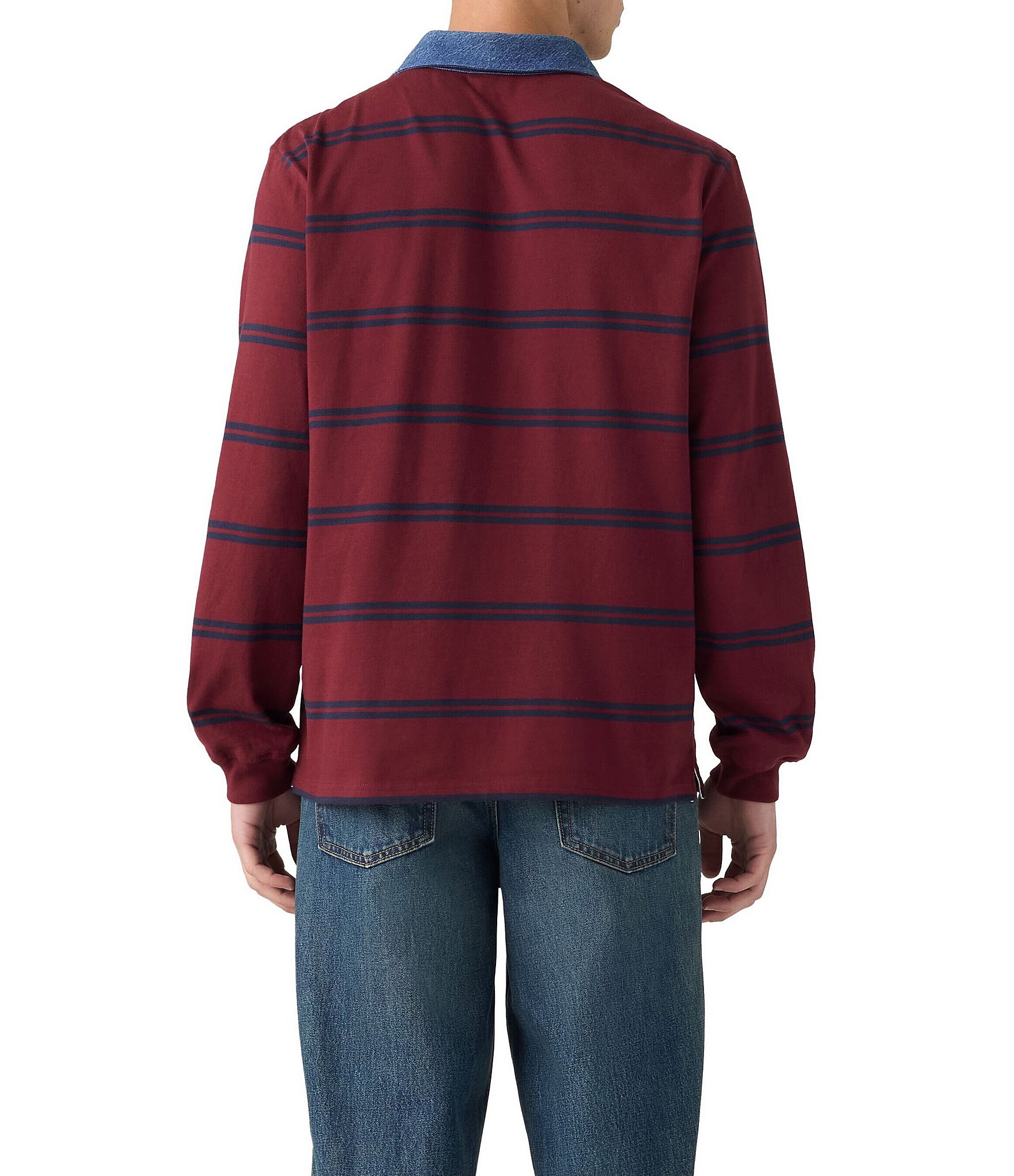 Levi's® Striped Long Sleeve Rugby Shirt