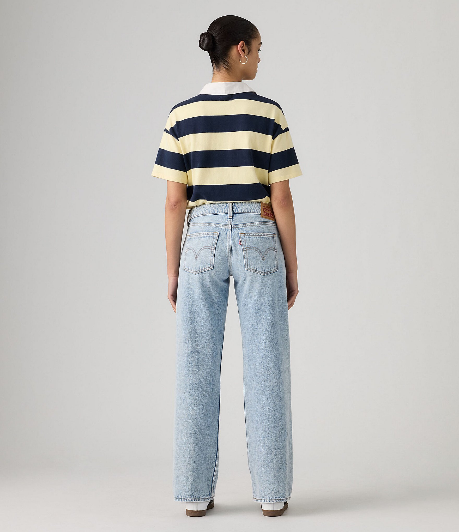 Levi's® Super Low Rise Loose Fit Distressed Jeans