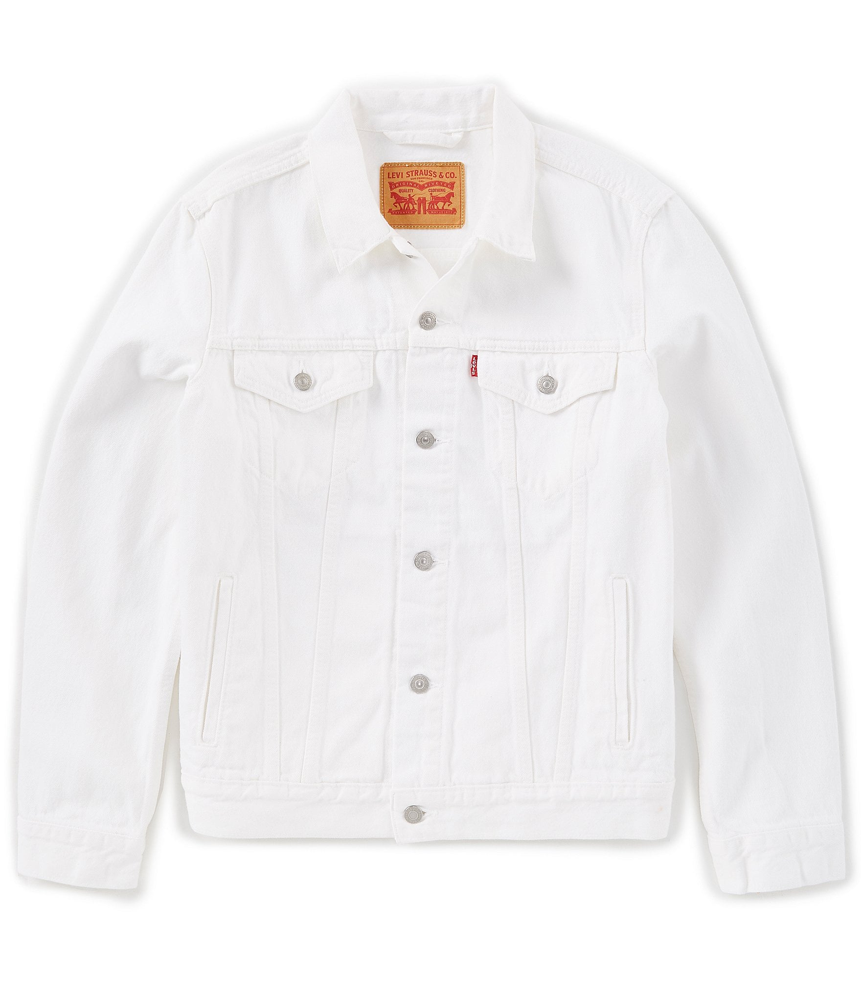 levis jacket white