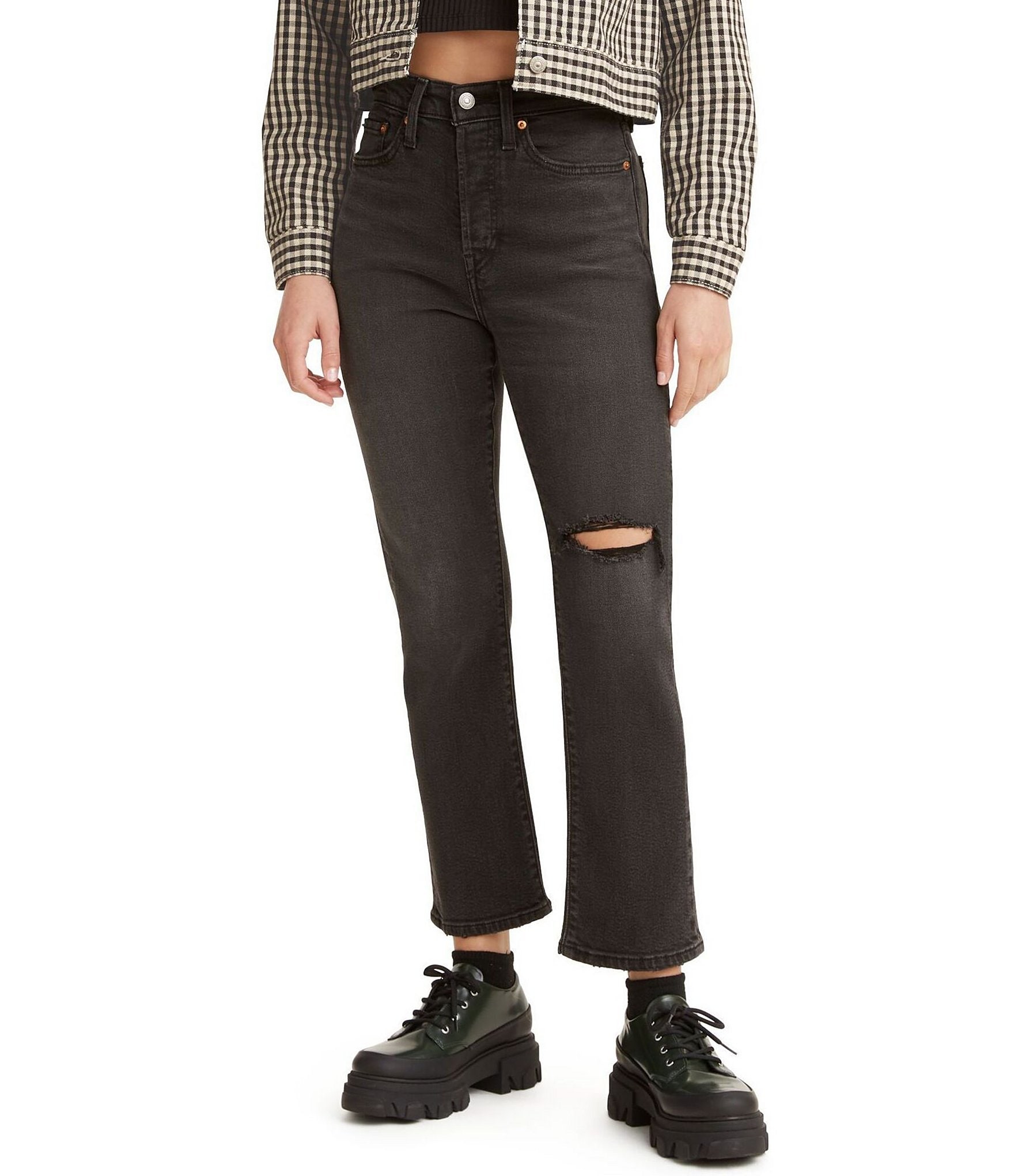 Levi's® Wedgie High Rise Straight Leg Jeans | Dillard's