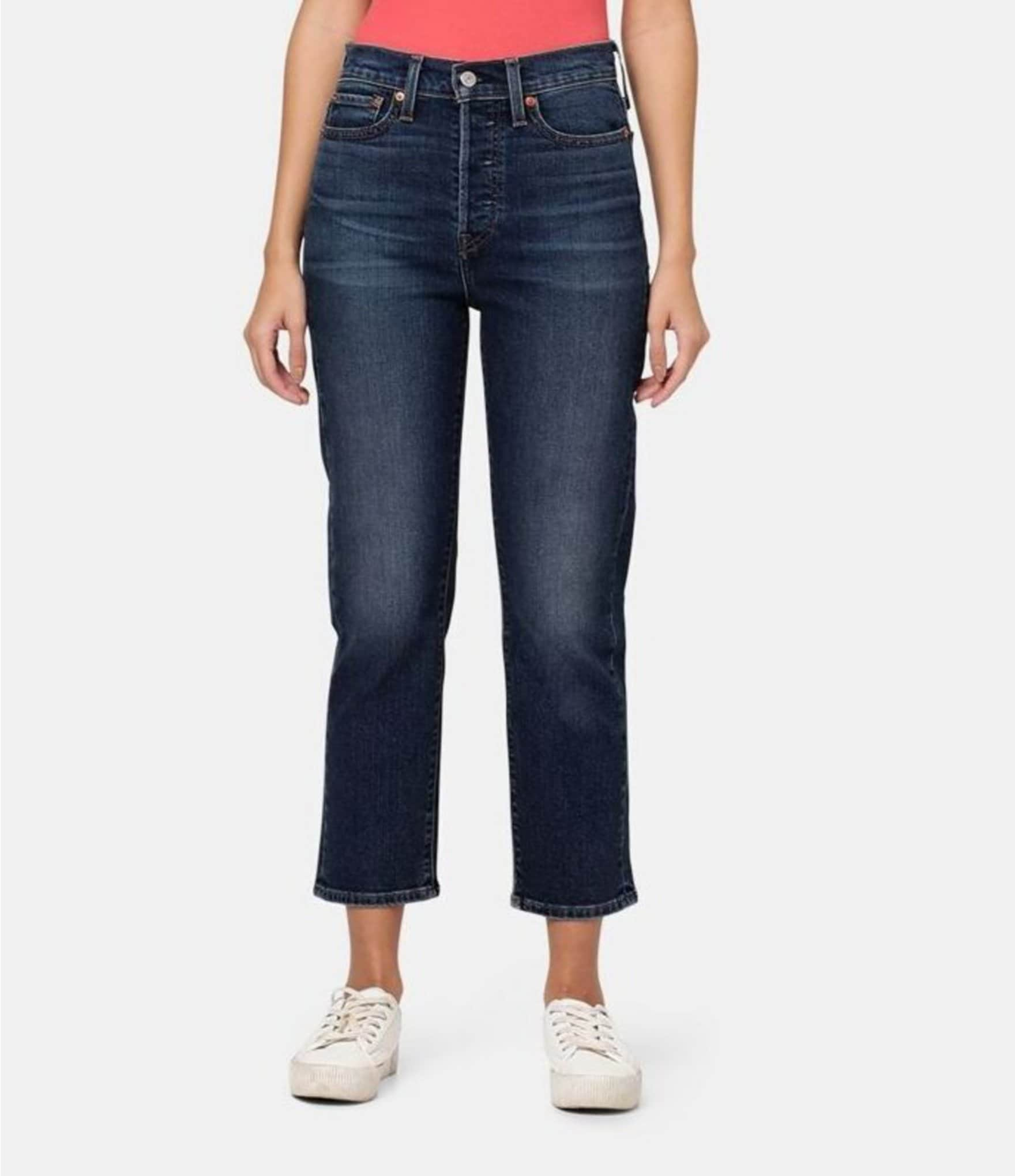 Levi's Wedgie Gray Button Fly newest Straight Leg High Rise Jeans