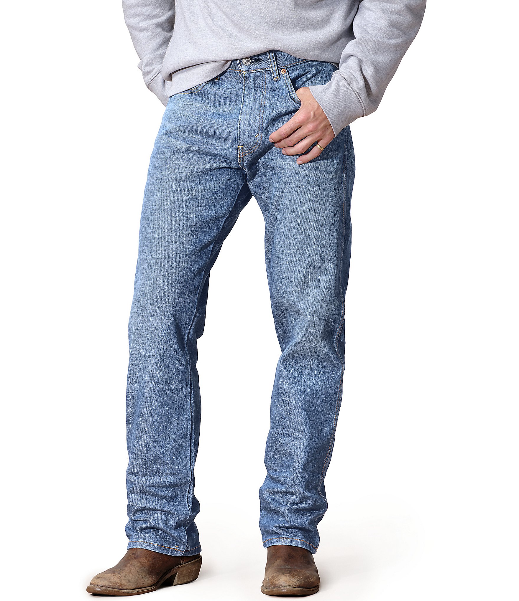 Bore accelerator hold Levi's® Western Fit Straight Leg Jeans | Dillard's