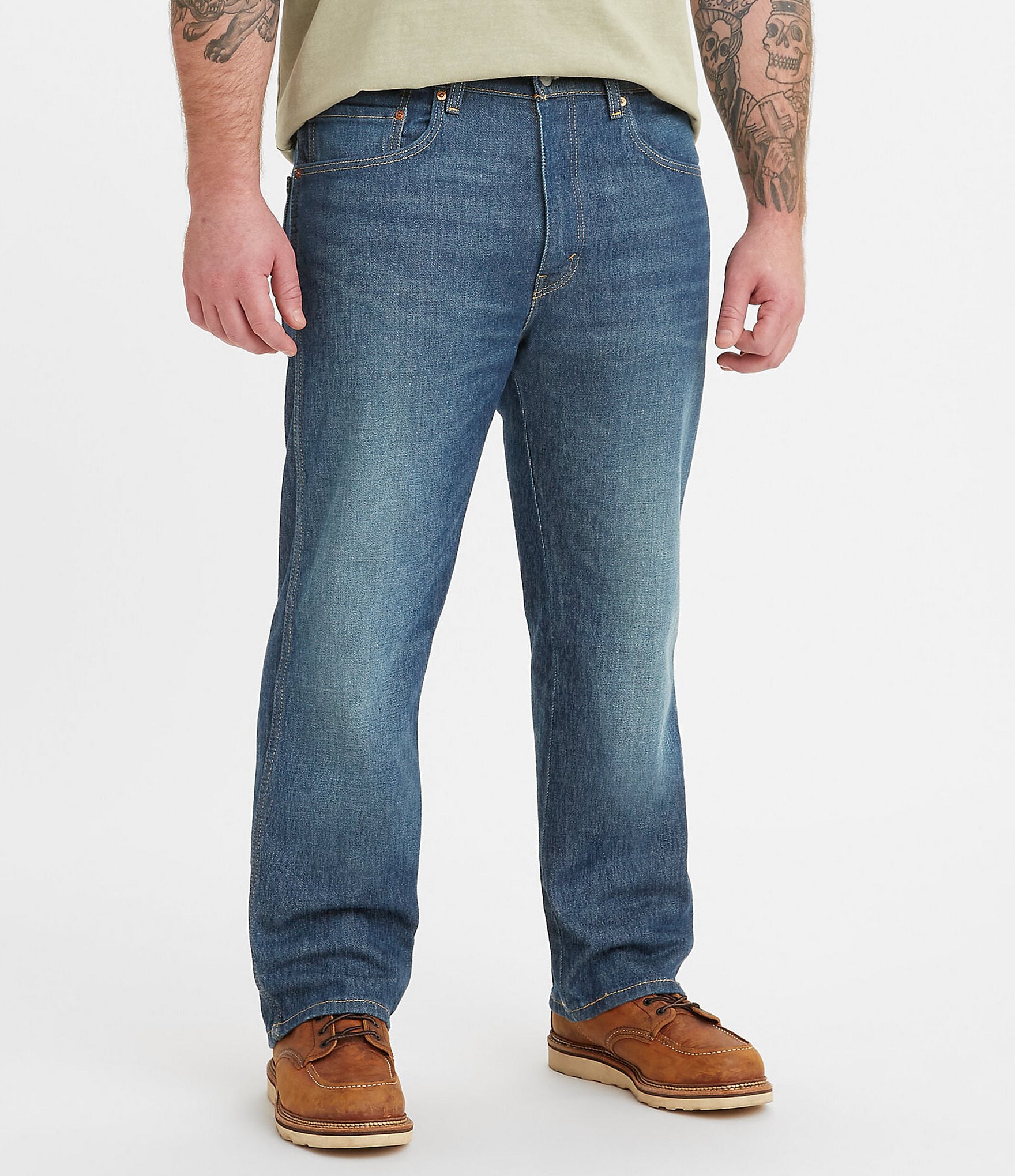 Levi's® Western Fit Straight Leg Stretch Jeans