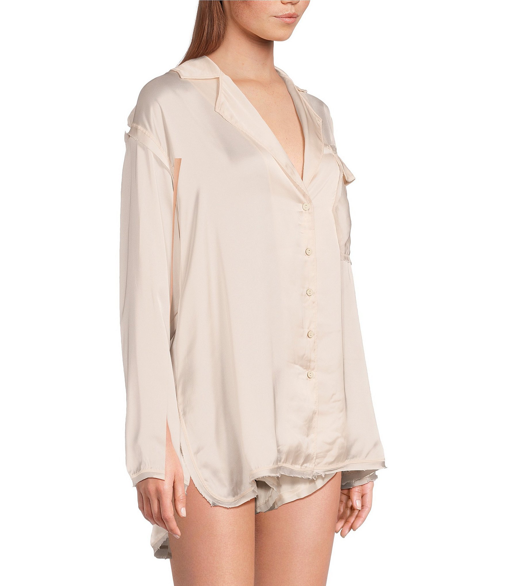 Like Honey Coordinating Satin Sleep Top