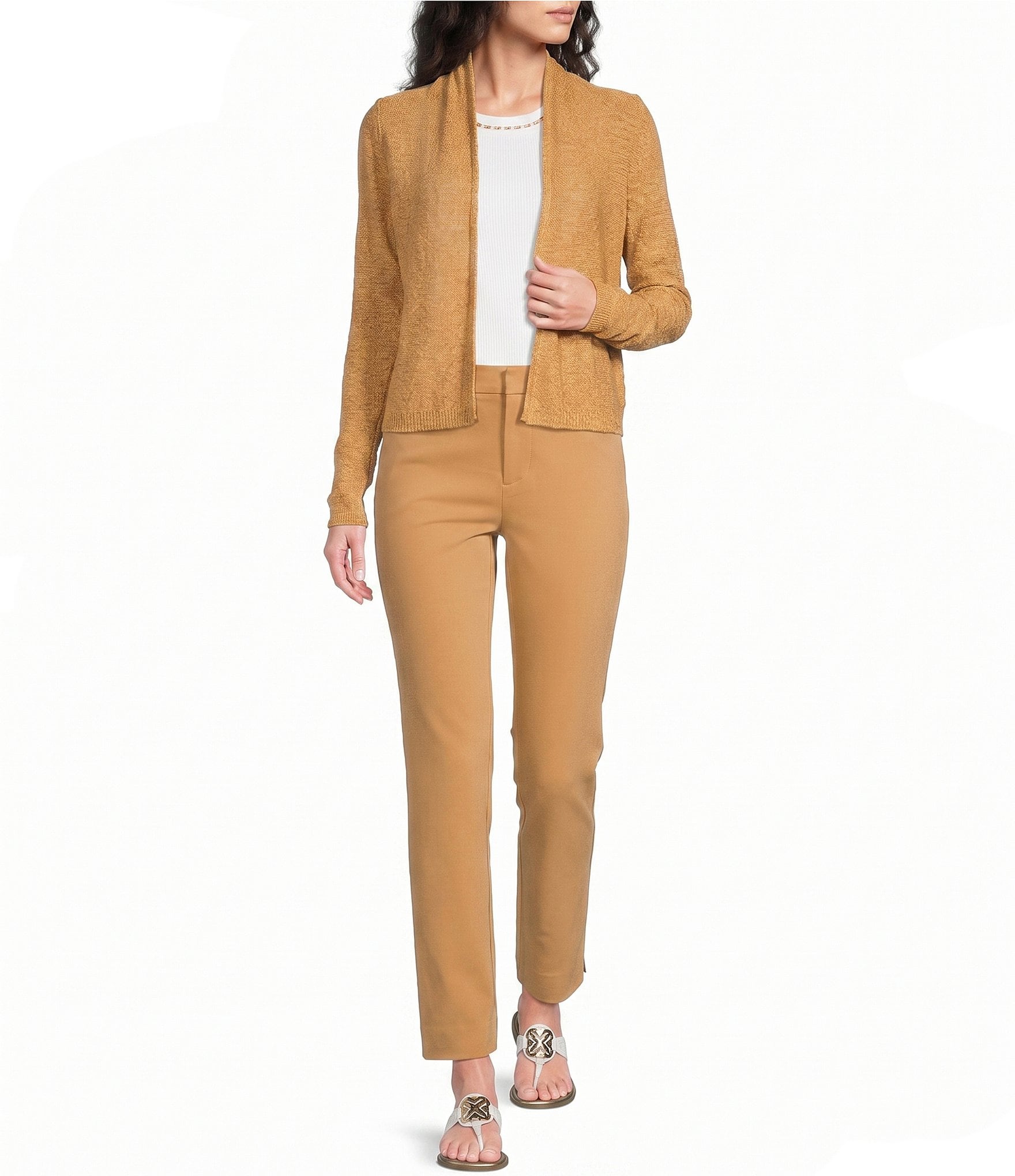 Lilly Pulitzer Ana Stretch Double Cloth High-Rise Ankle Pants