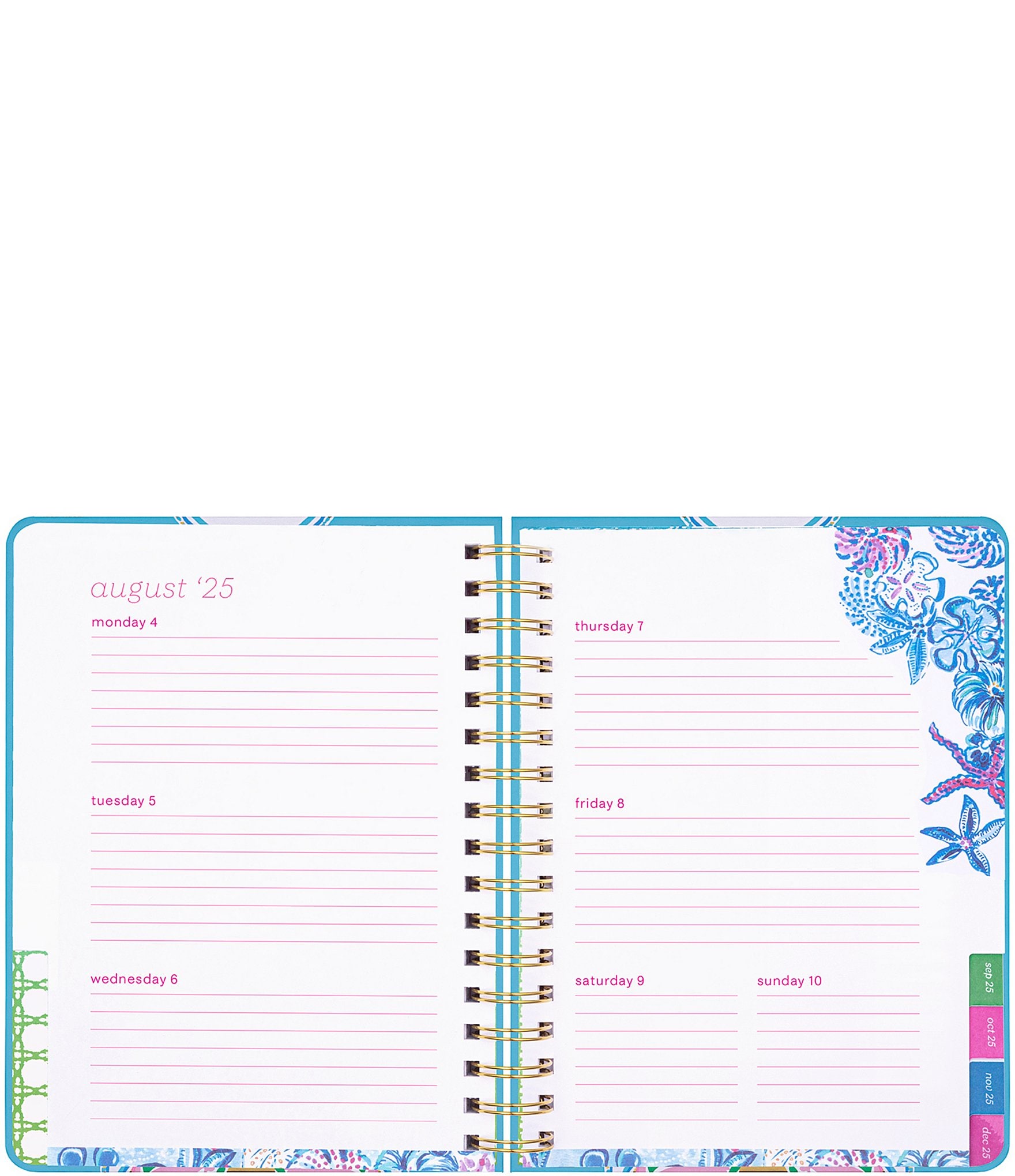 Lilly Pulitzer Calypso Sun Large Agenda