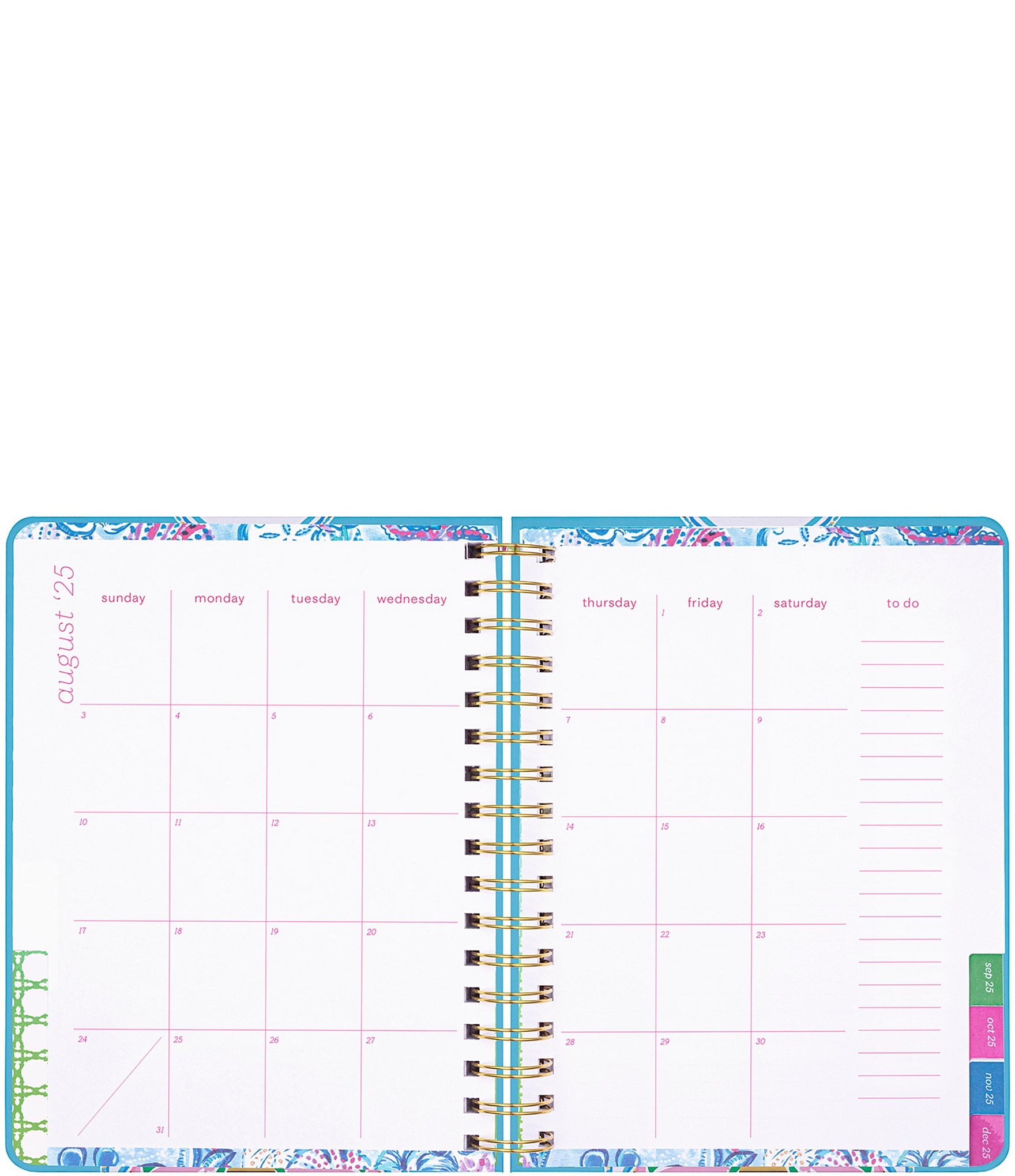 Lilly Pulitzer Calypso Sun Large Agenda