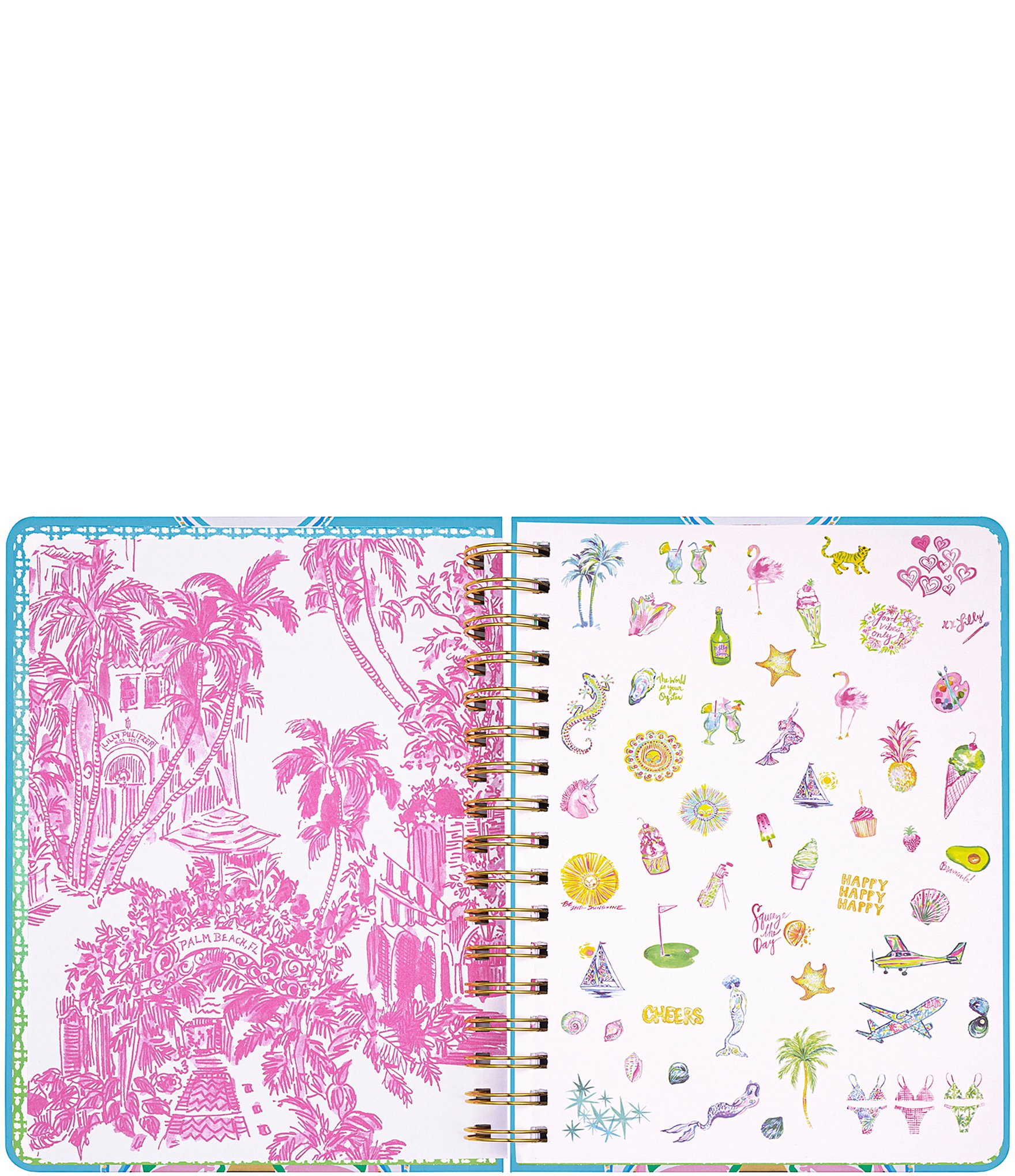 Lilly Pulitzer Calypso Sun Large Agenda