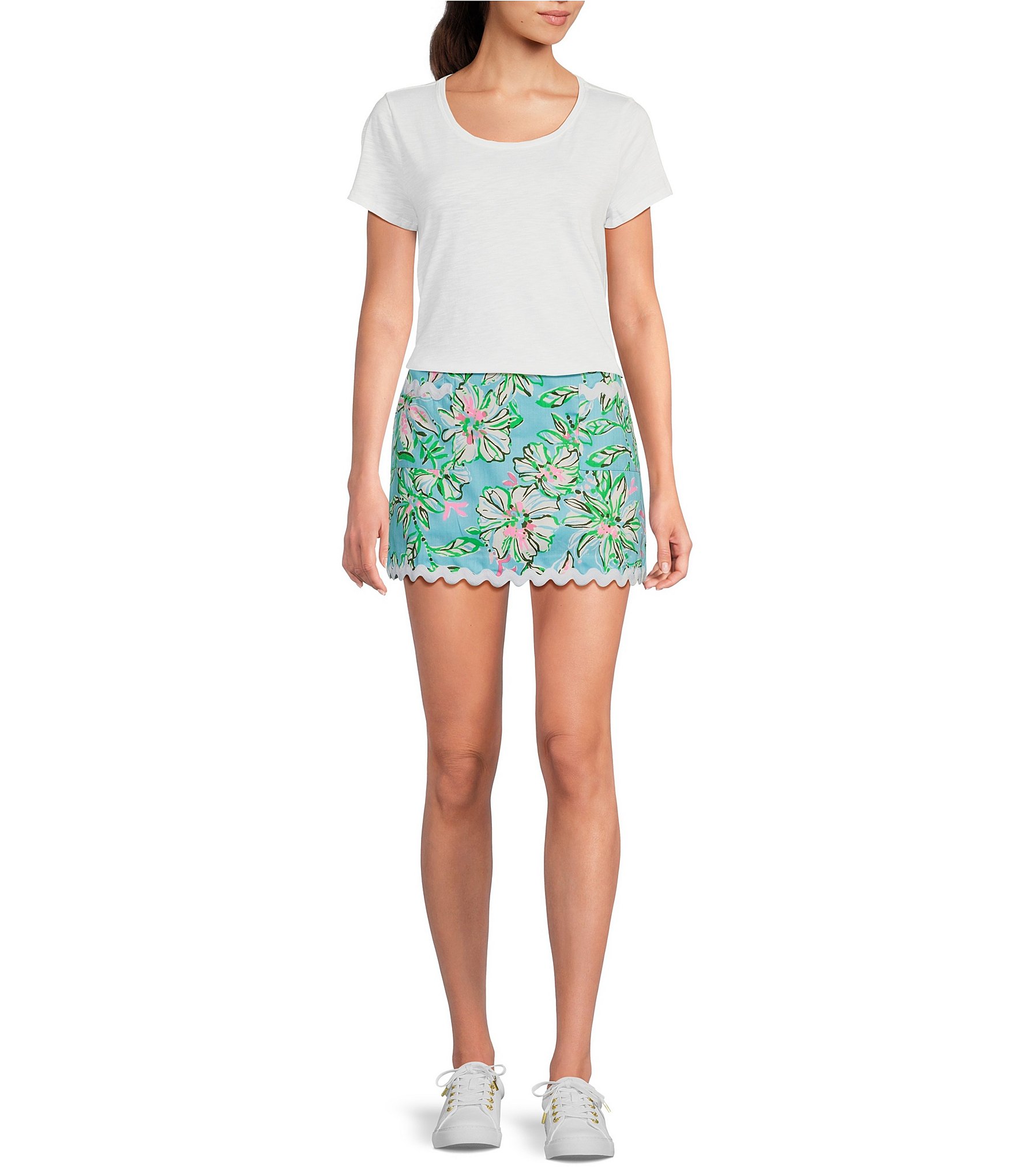 Lilly Pulitzer Etta Knit Scoop Neck Short Sleeve Tee