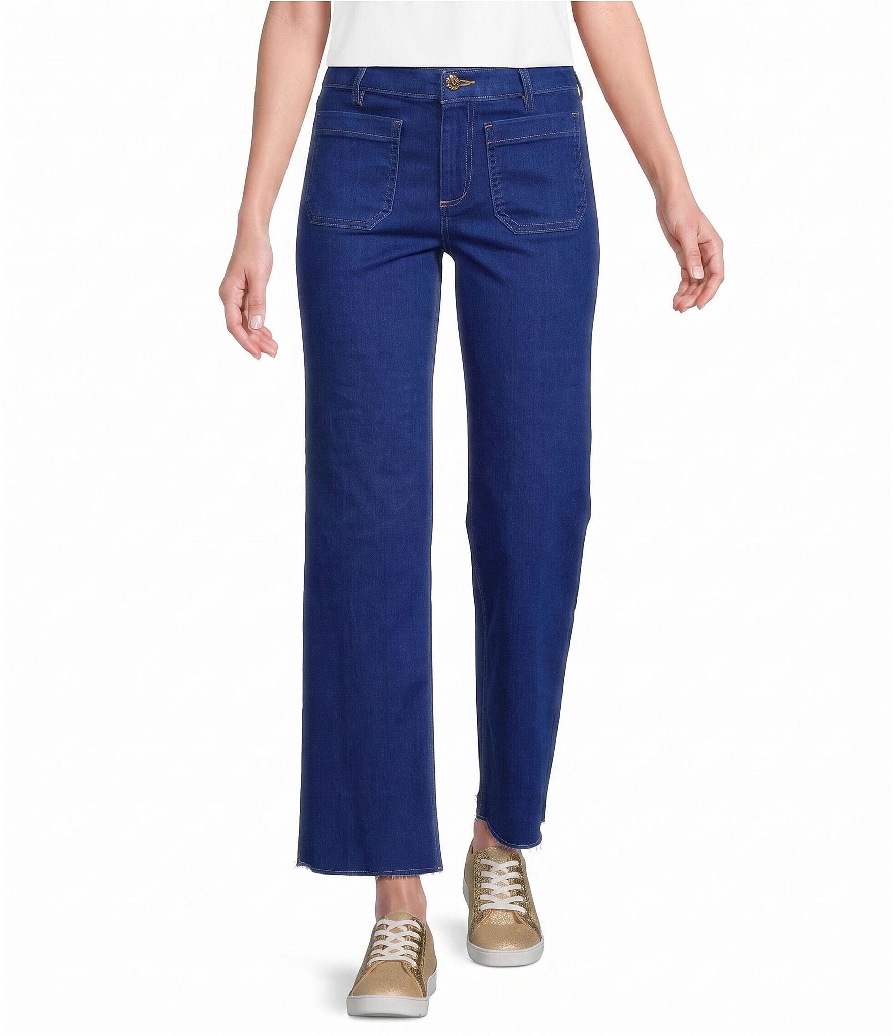 Lilly Pulitzer Harleen High Rise Stretch Denim Cropped Jeans