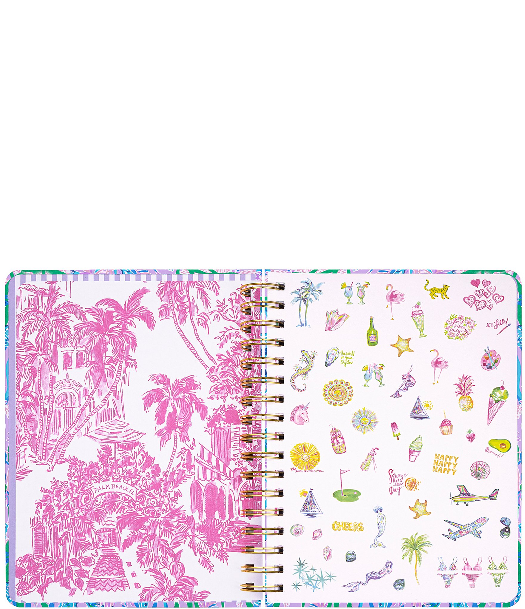 Lilly Pulitzer Seacret Escape Large Agenda