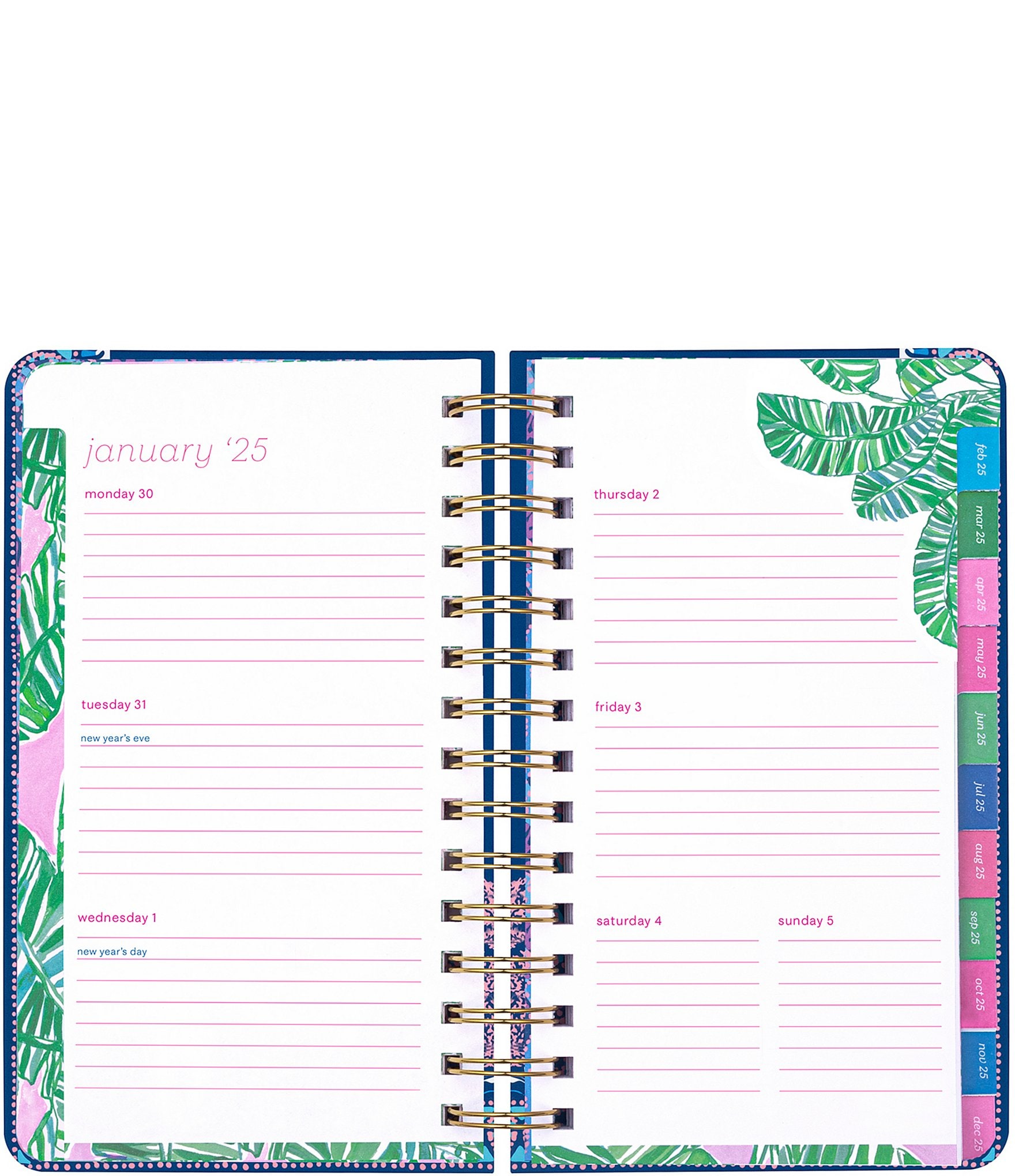 Lilly Pulitzer Seacret Escape Medium Agenda