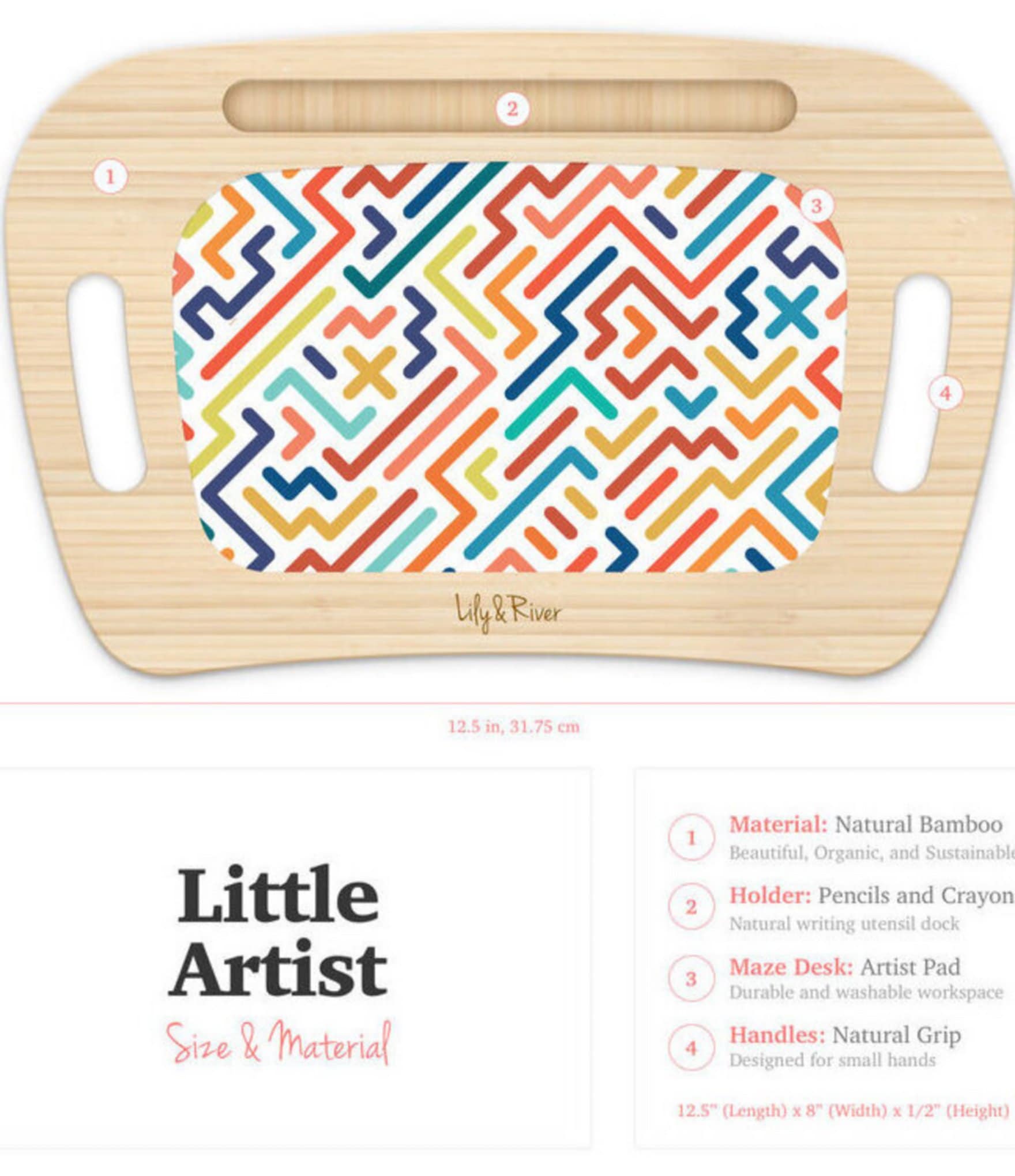 Lily & River Little Artist Lap Desk