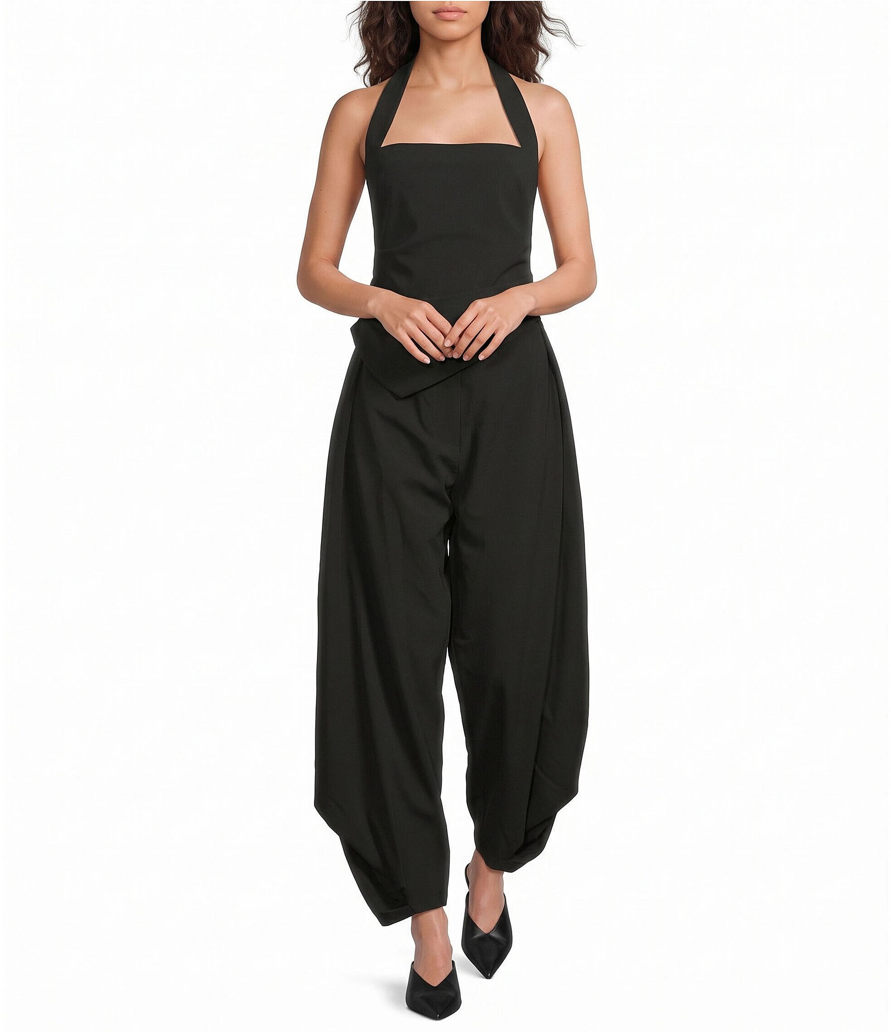 Line and Dot Cosette High Rise Relaxed Leg Coordinating Pants