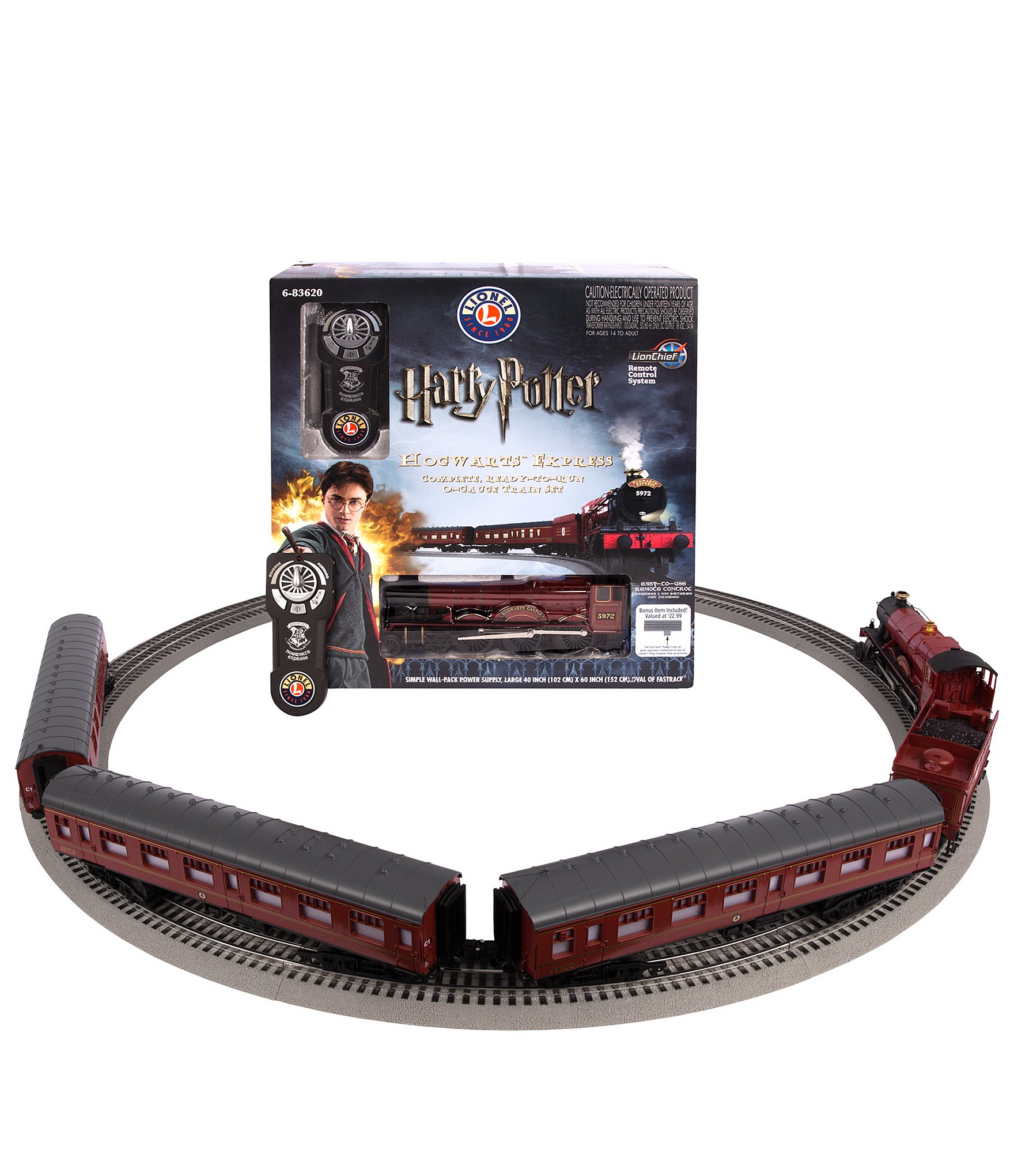 Lionel Hogwarts Express LionCheif Train Set with Bluetooth 5.0