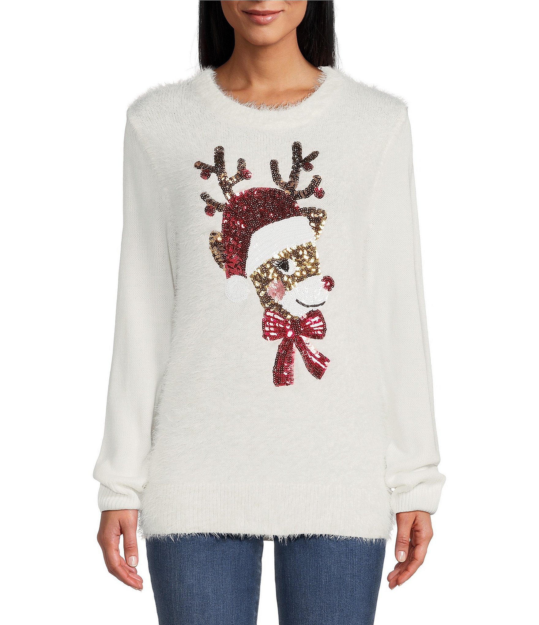 Dillards womens christmas on sale sweaters