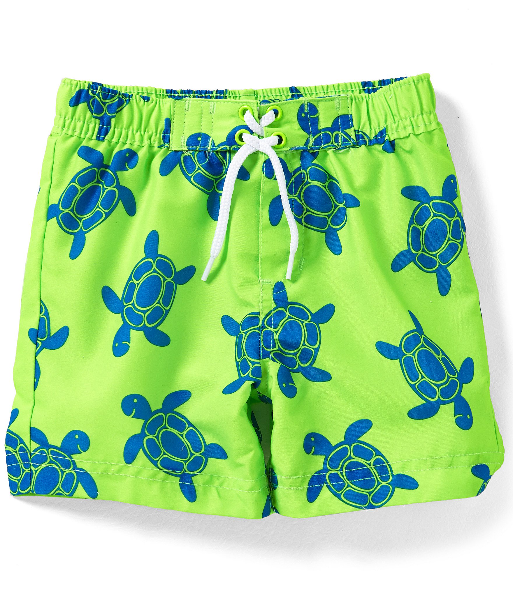 Little Me Baby Boys 6-24 Months Turtle-Printed Swim Trunks | Dillards