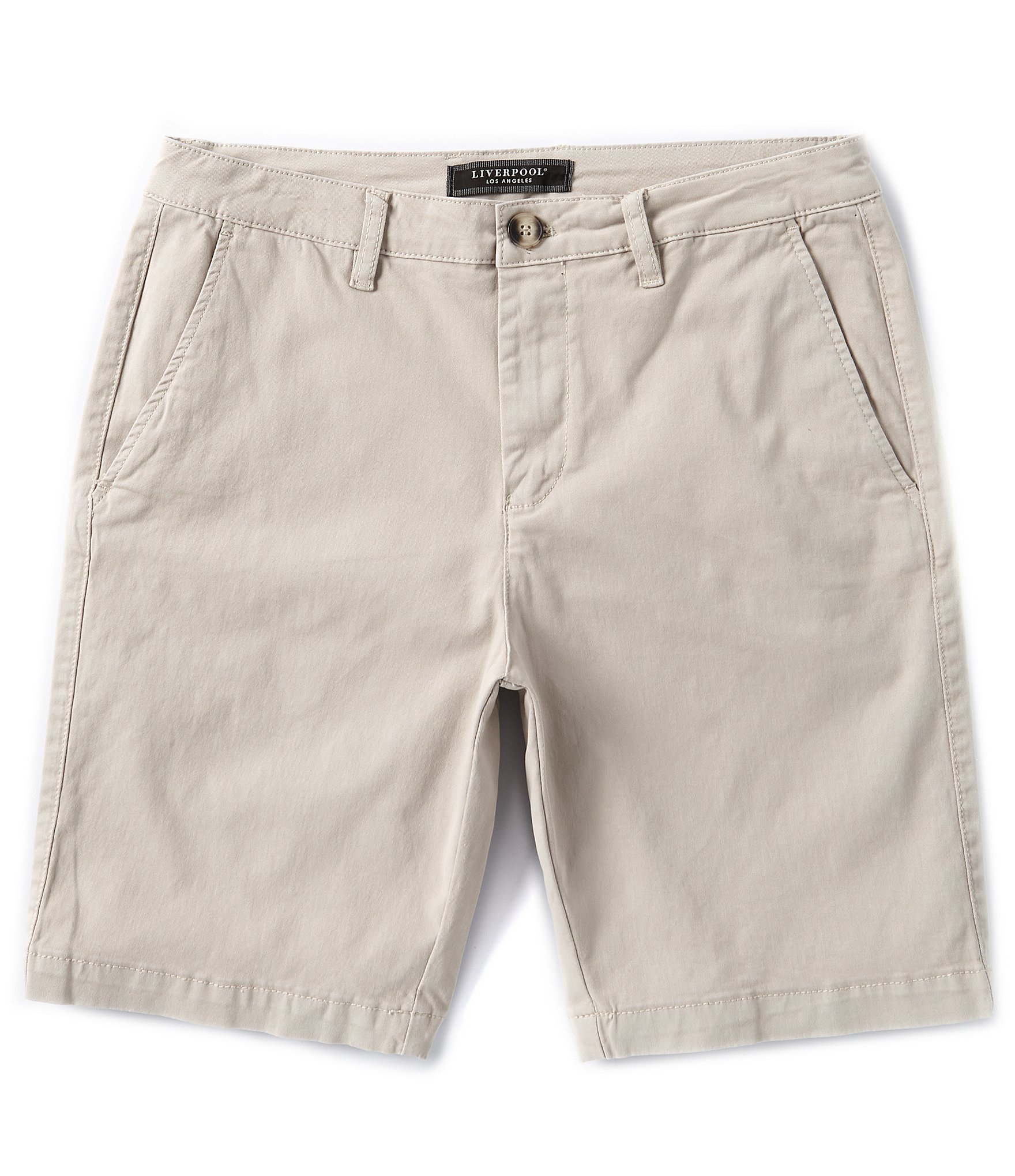 Liverpool Los Angeles Modern-Fit 9.5#double; Inseam Twill Shorts