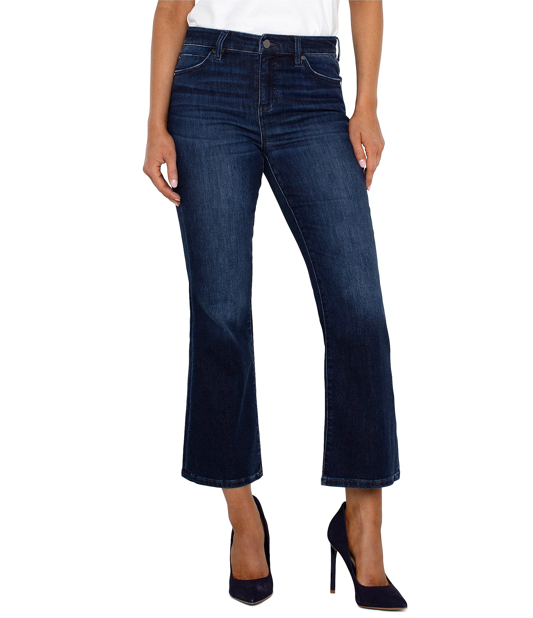 3x1 Higher Ground W3 Gusset Elvia Flare Leg buy Raw Crop Jeans