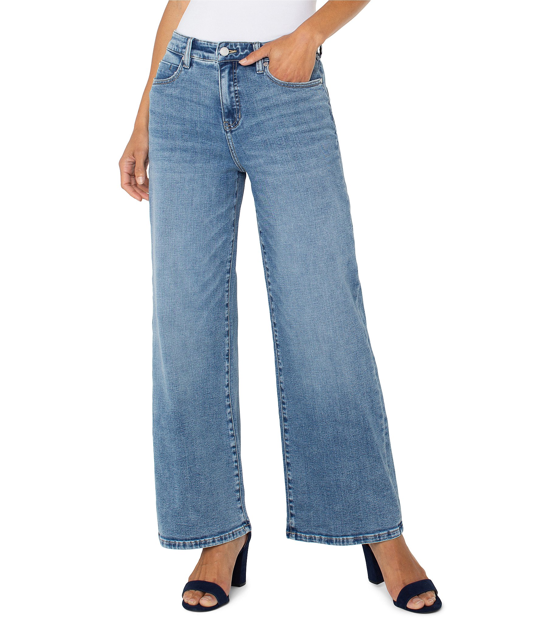 Liverpool Los Angeles High Rise Wide Leg Jeans