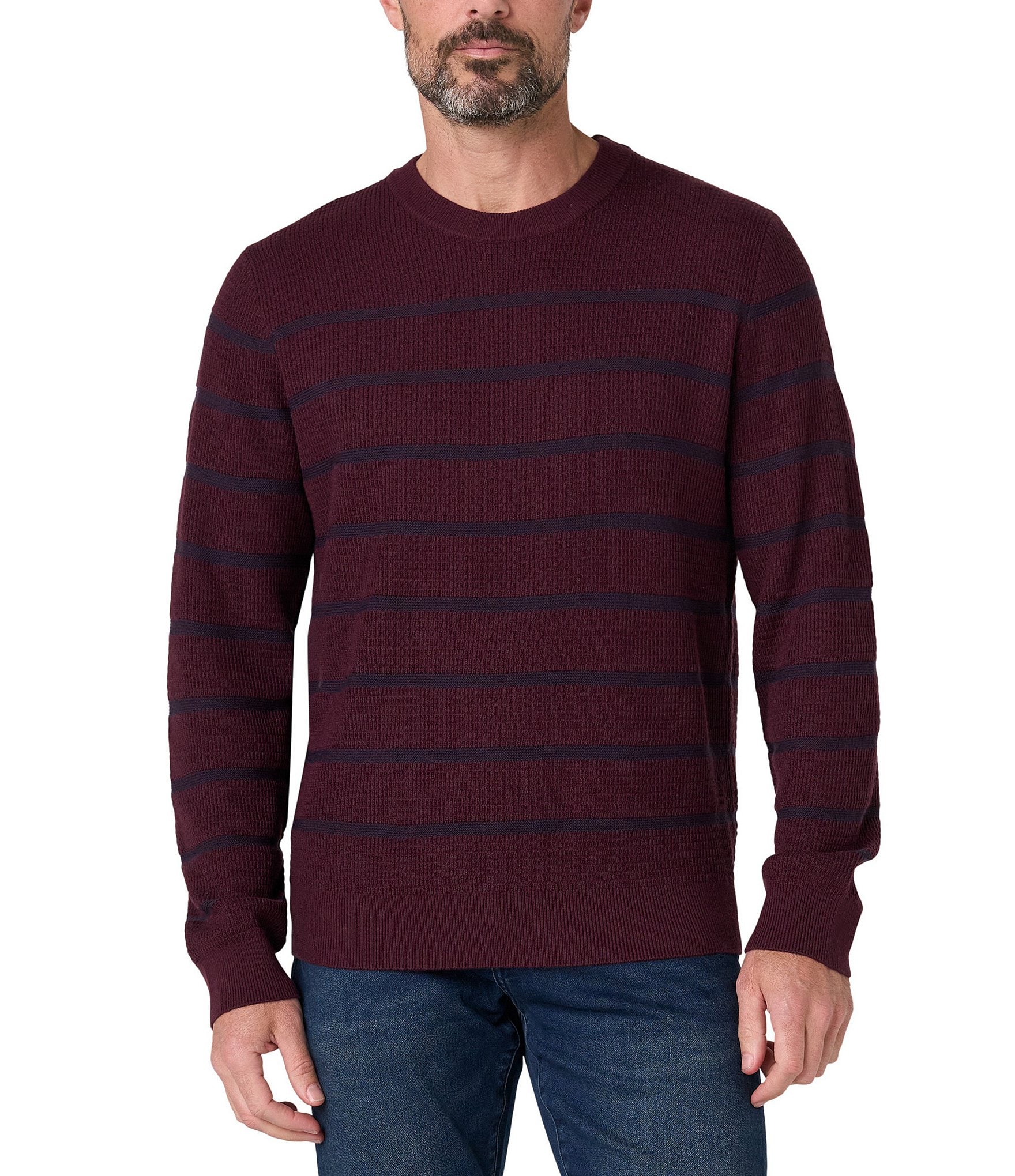 Liverpool Los Angeles Horizontal Stripe Knit Sweater