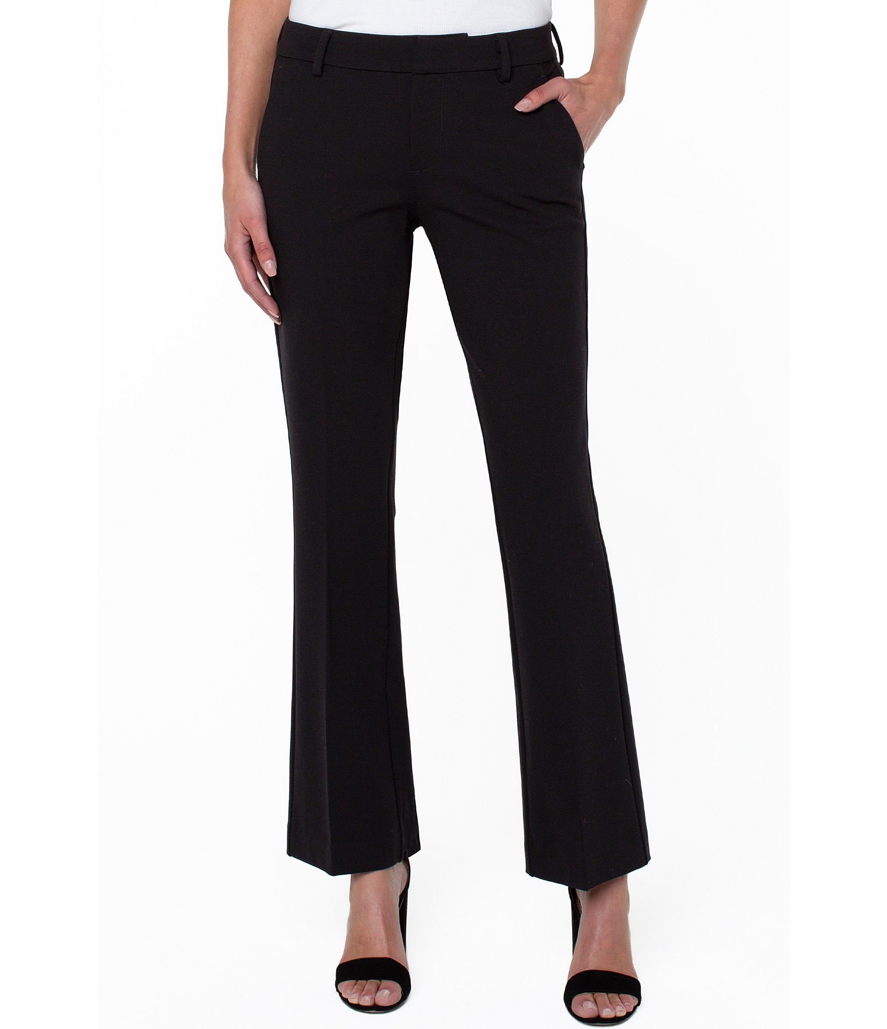 Wednesday's Workwear Report: Mid-Rise Pull-On Flat-Front Pants -  Corporette.com