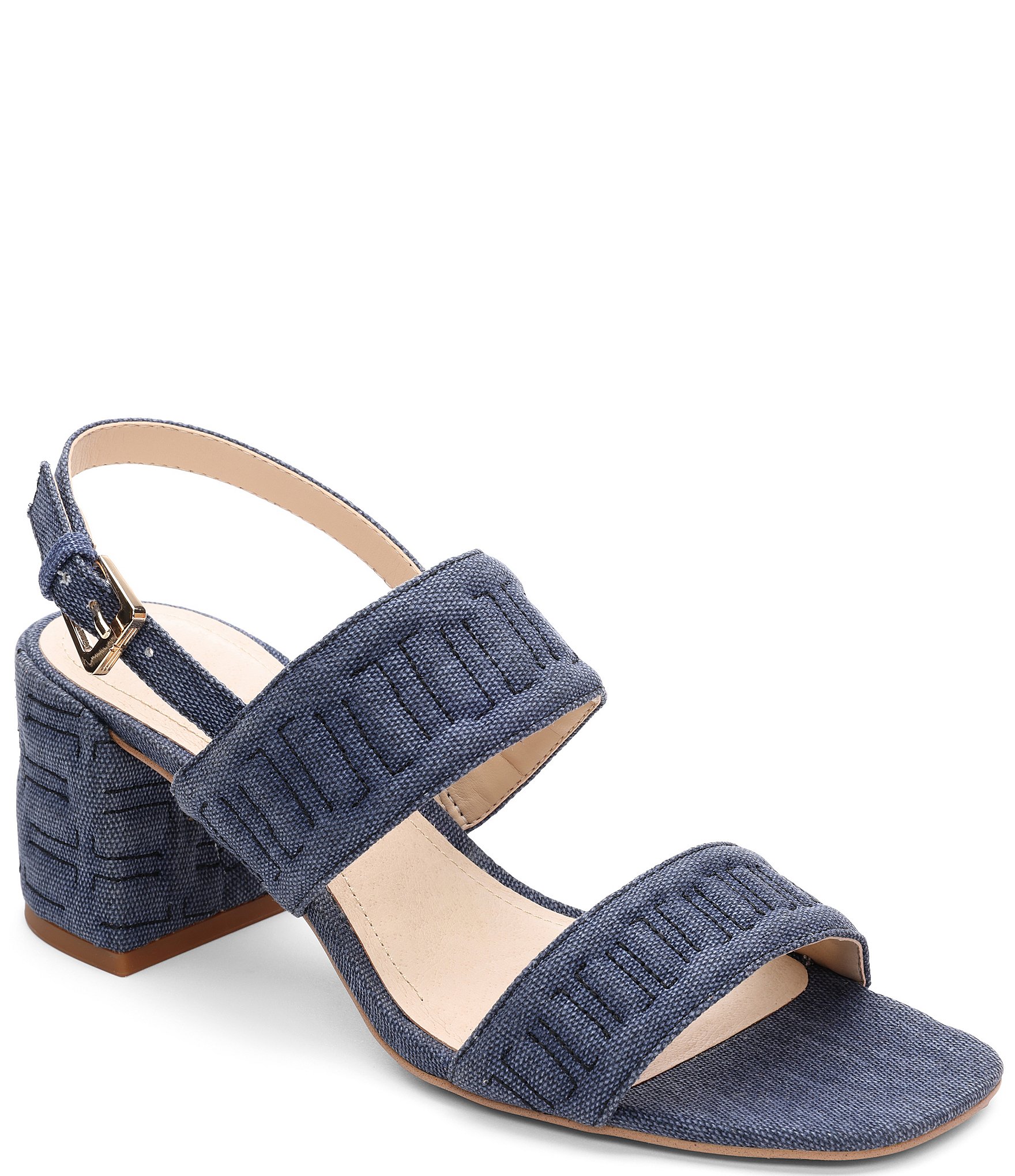 Liverpool Los Angeles Lakewood Denim Slingback Sandals