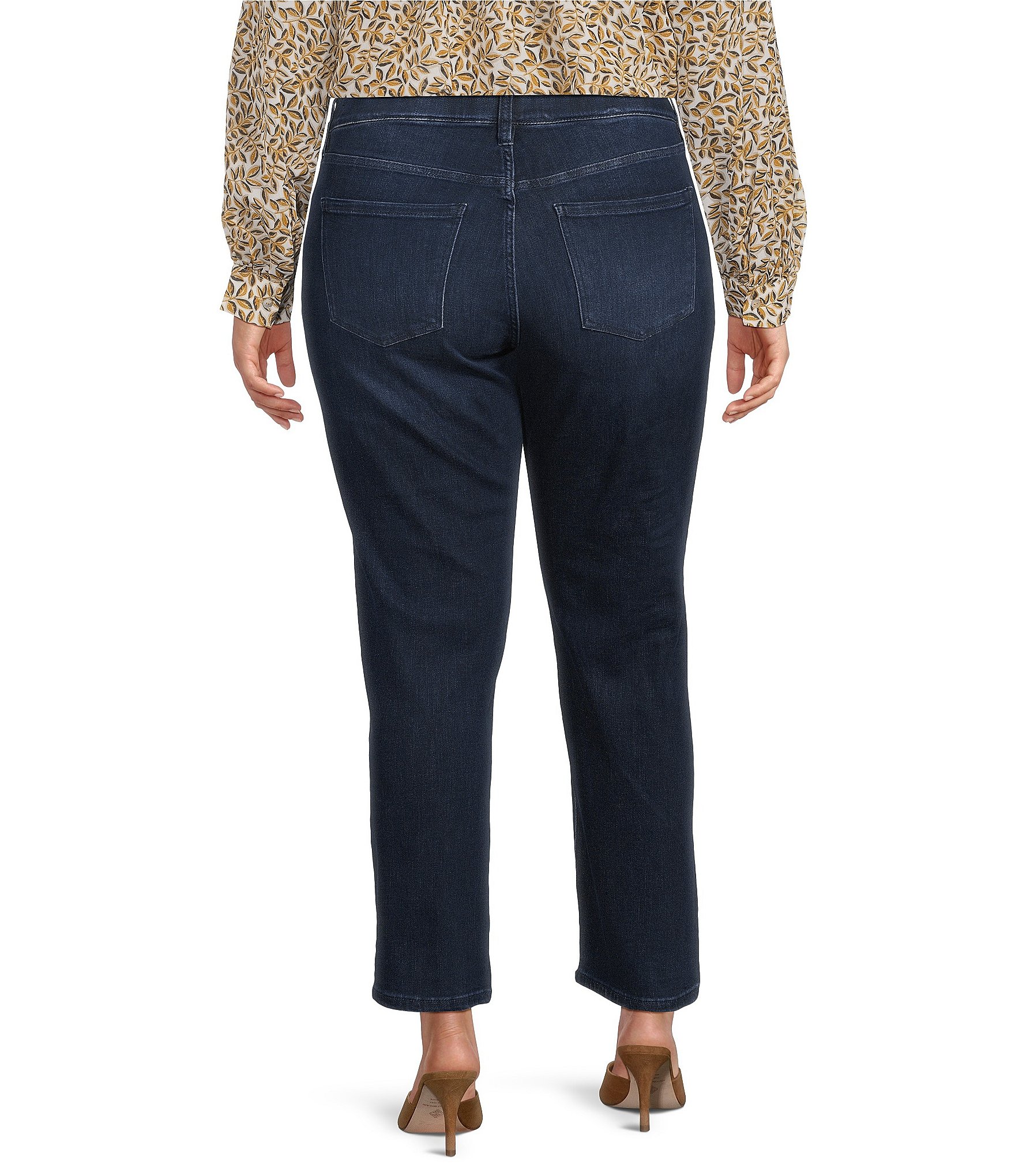 Liverpool Los Angeles Plus Size Gia Glider Pull-On Jeans