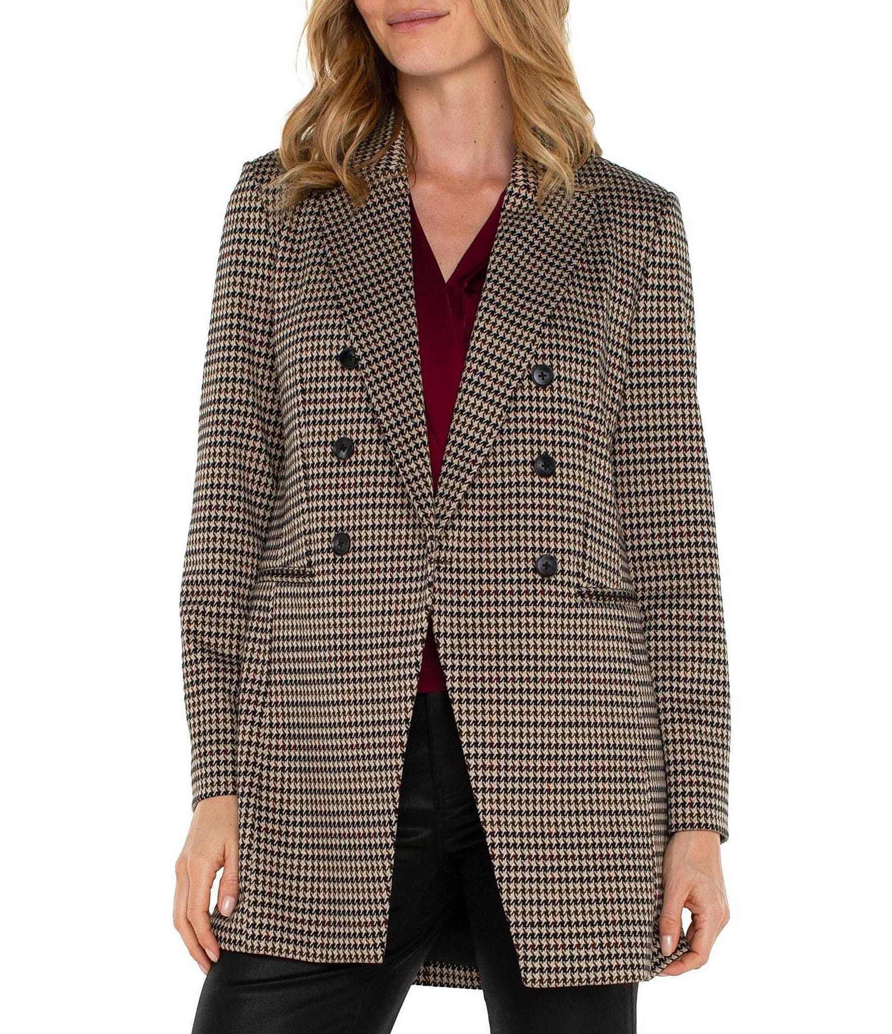 ZARA NWT WOMAN $109 DOUBLE BREASTED LONG BLAZER TAUPE BROWN
