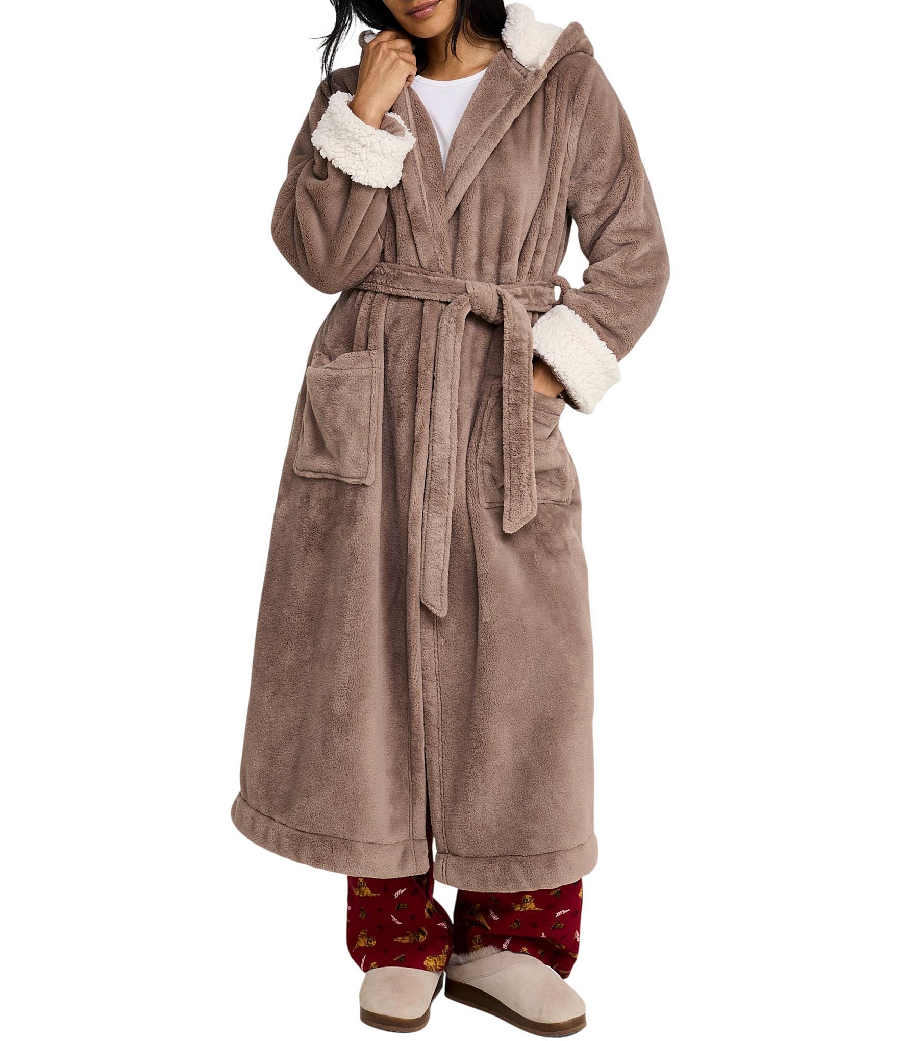 LL.Bean Hooded Wicked Plush Robe