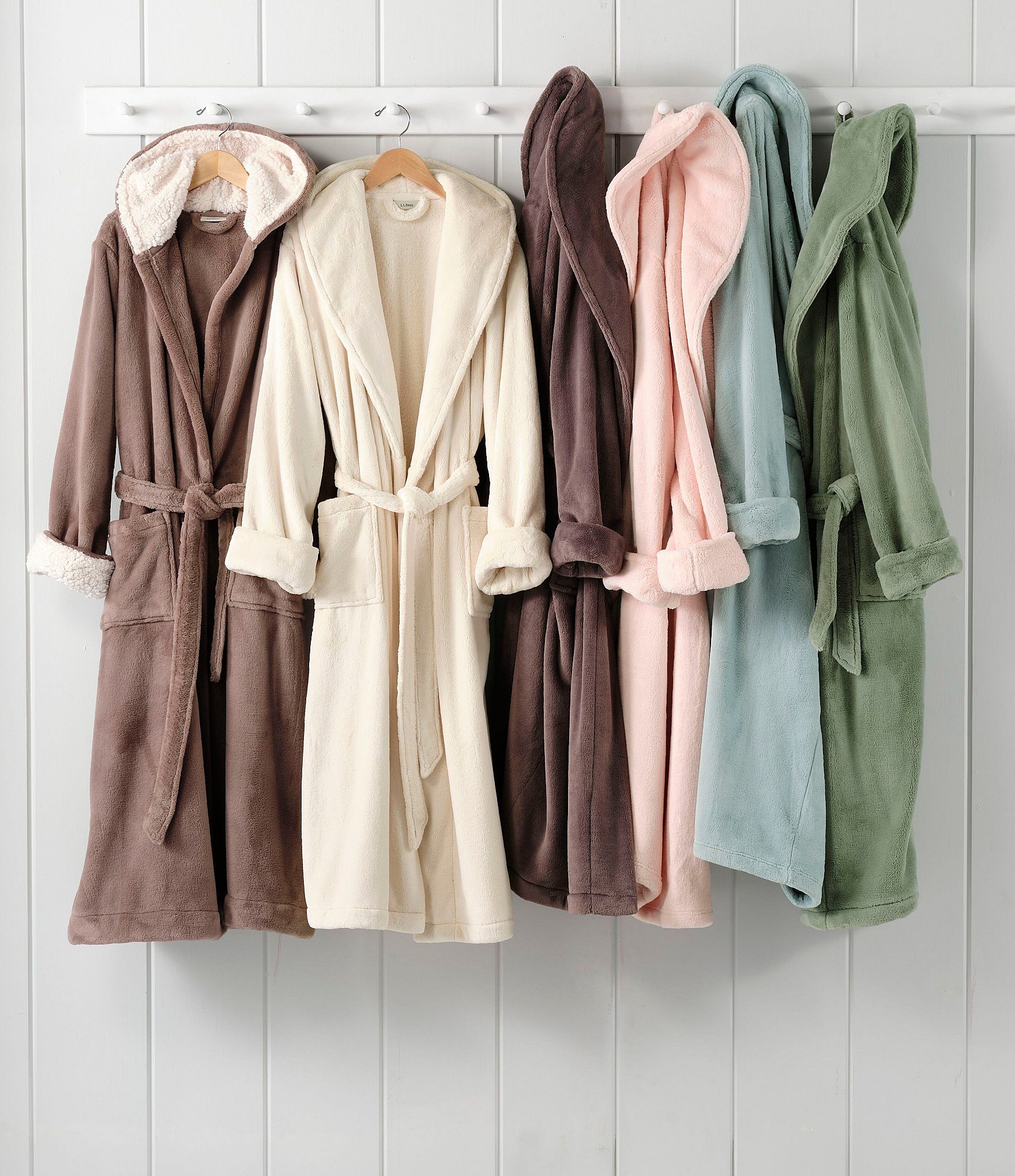 LL.Bean Hooded Wicked Plush Robe