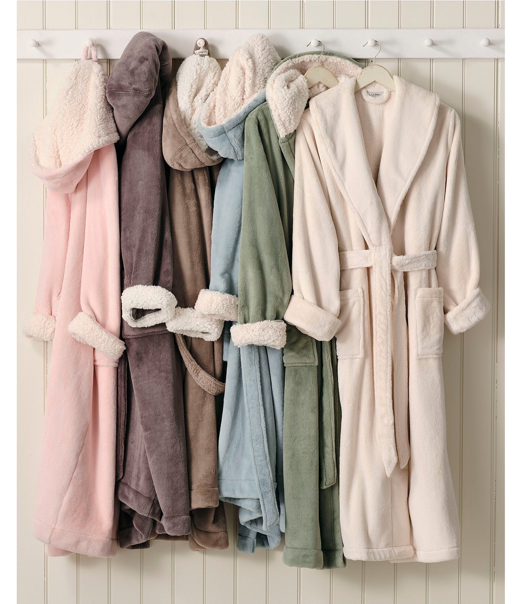 LL.Bean Hooded Wicked Plush Robe