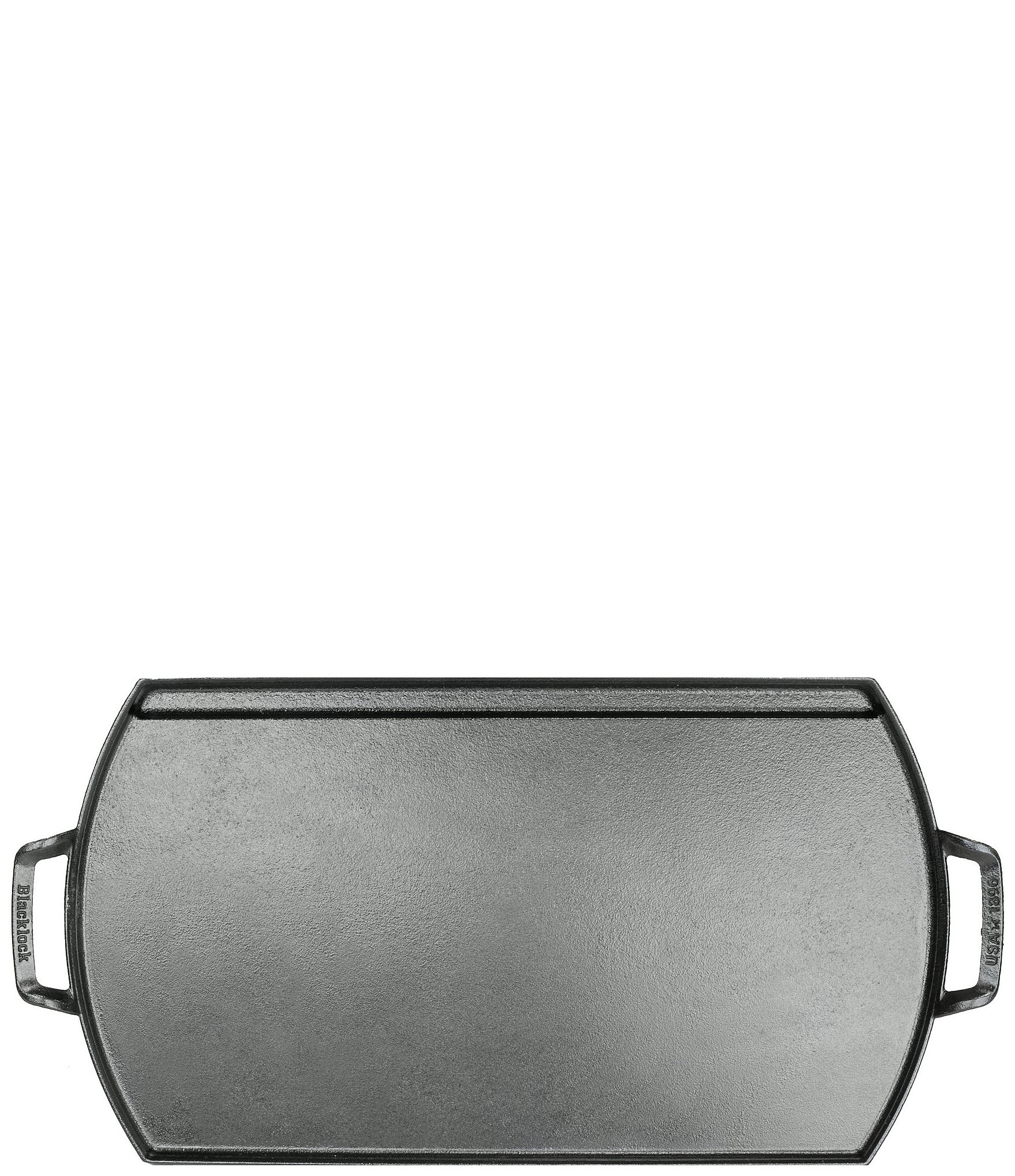 Lodge Cast Iron Blacklock Lightweight Double Burner Griddle