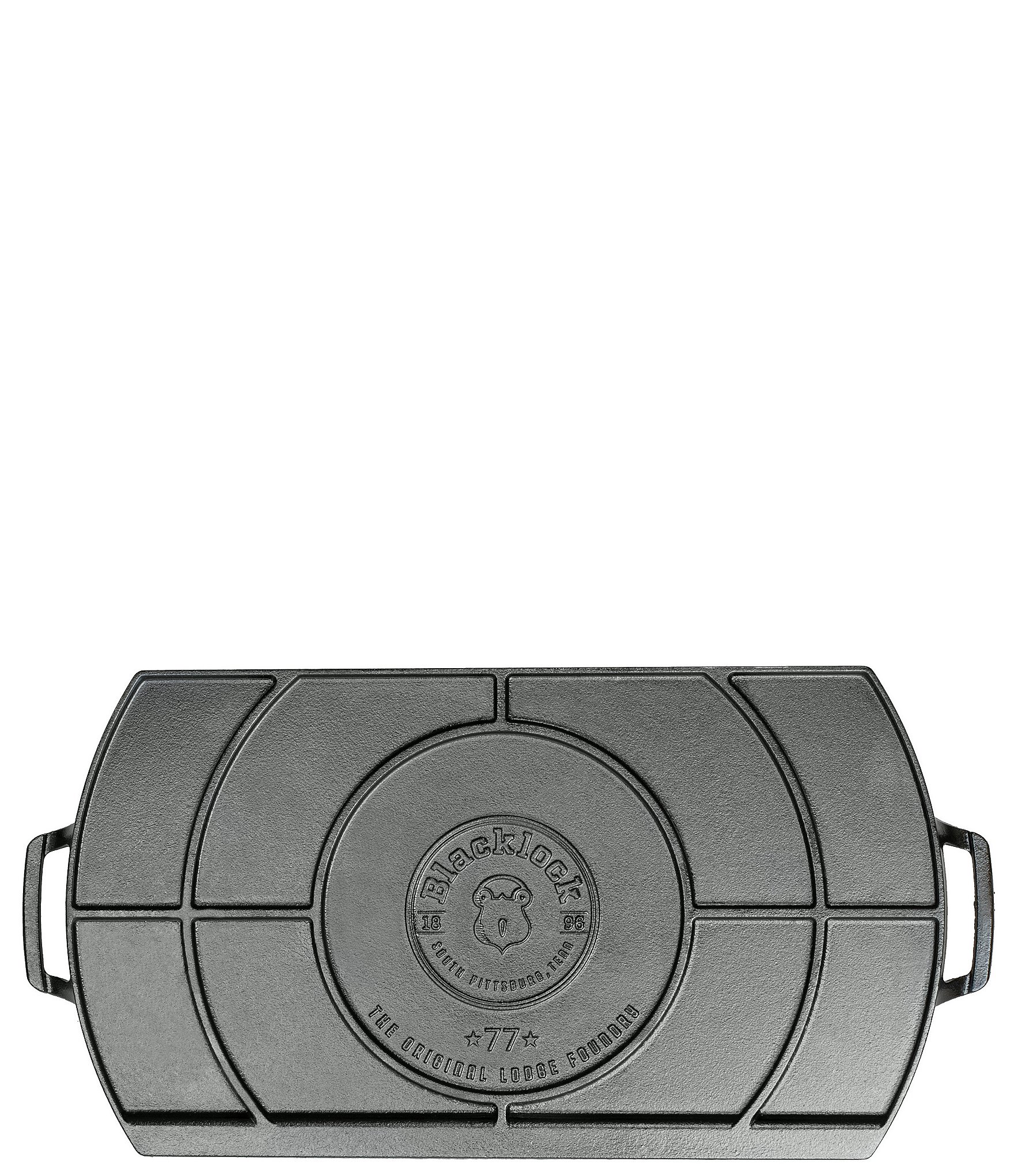 Lodge Cast Iron Blacklock Lightweight Double Burner Griddle