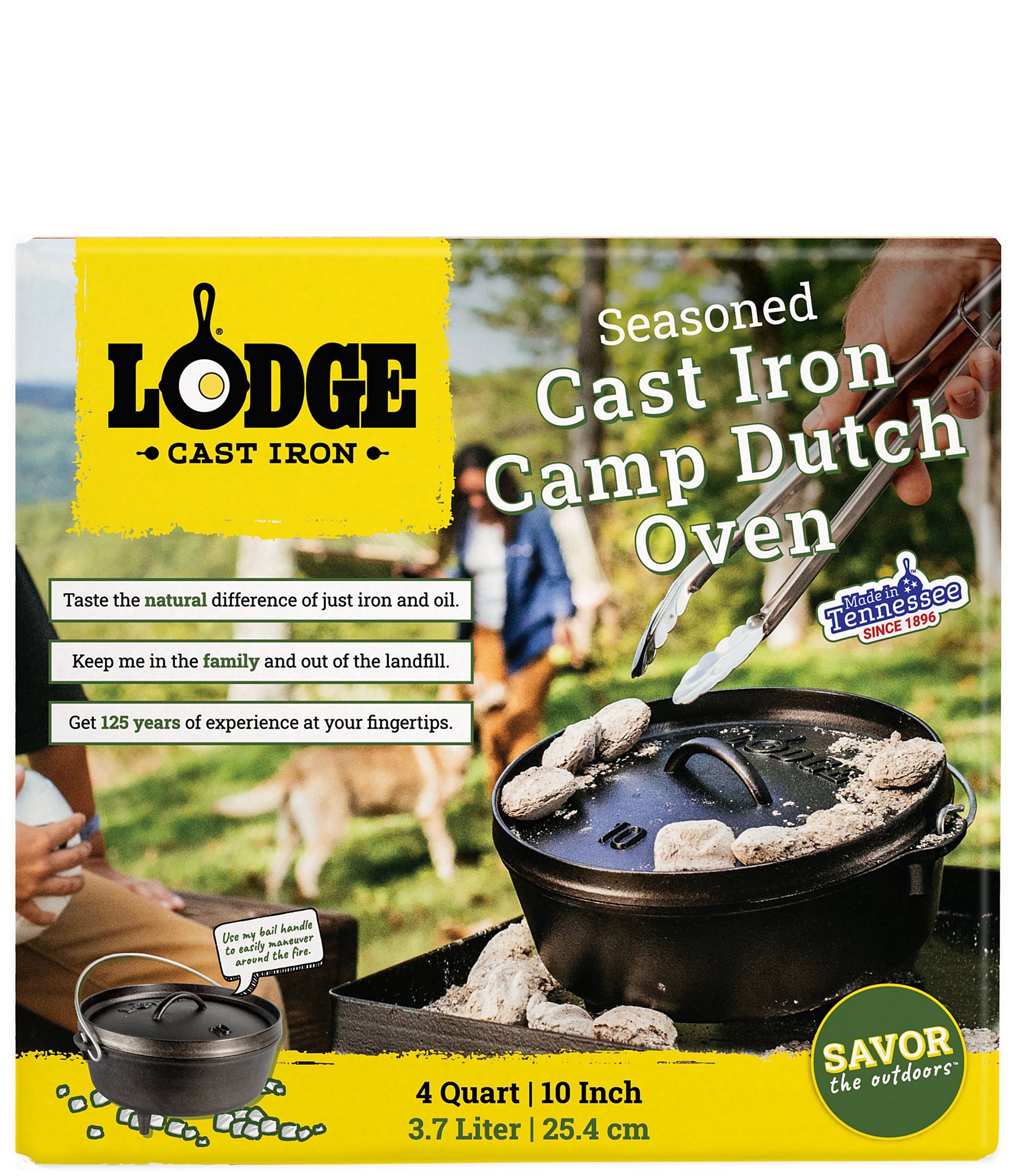Lodge Cast Iron Camp Dutch Oven
