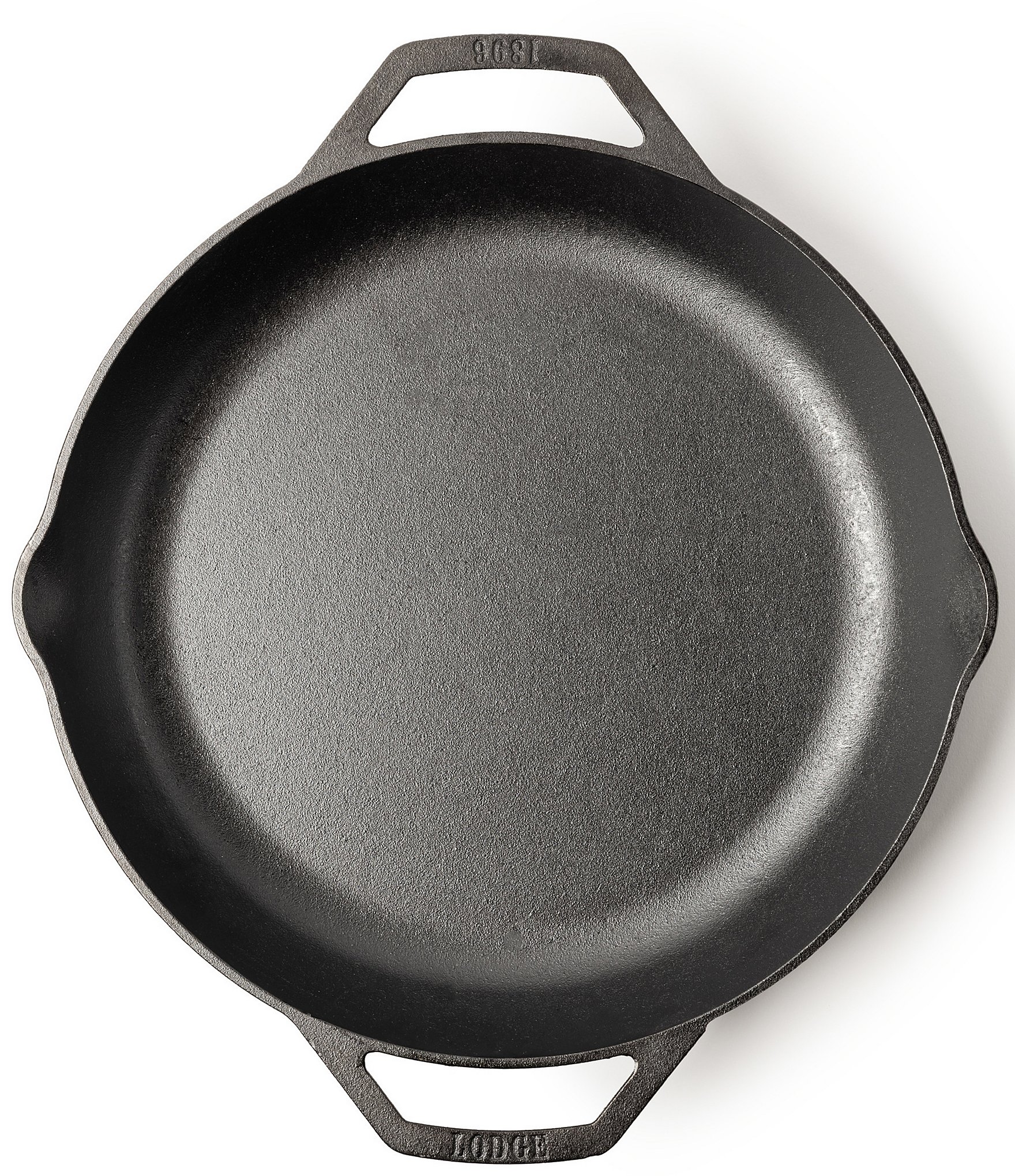 Lodge Cast Iron Chef Collection Dual Handle Skillet