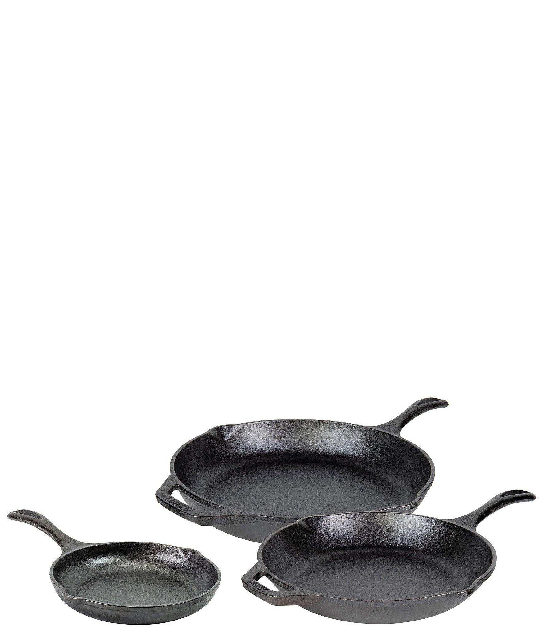Lodge Cast Iron Chef Collection Skillet, Set of 3