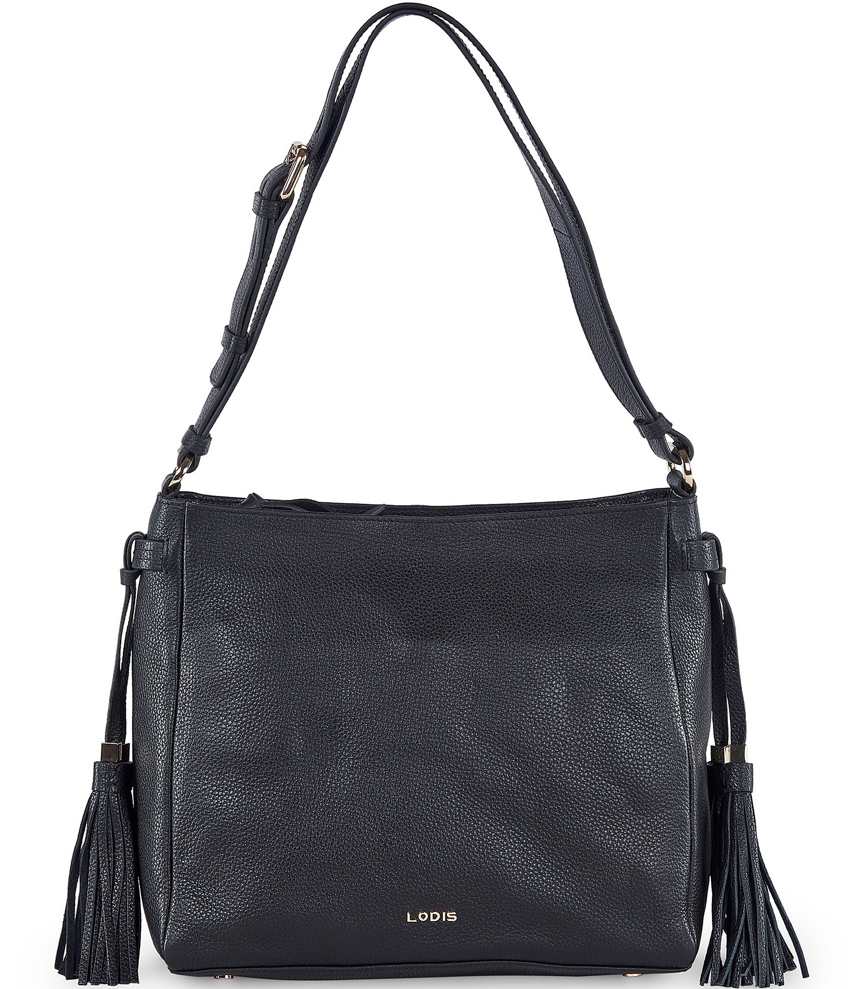 Lodis Grayson Leather Shoulder Bag | Dillard's