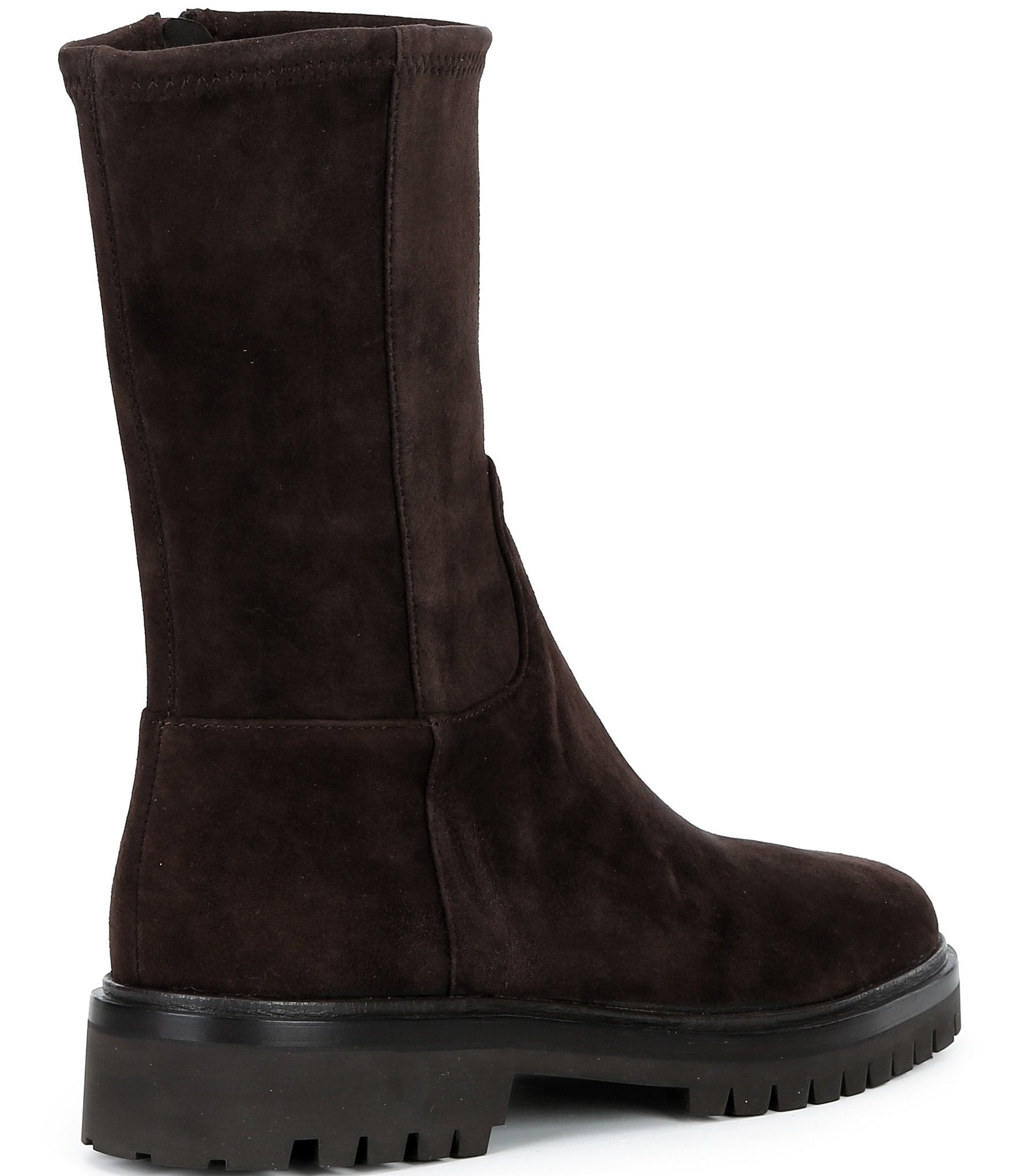 Loeffler Randall Danny Suede Leather Stretch Chelsea Boots