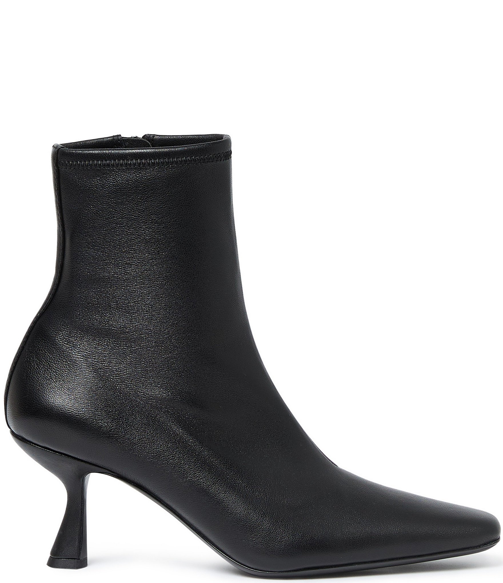 Loeffler Randall Thandy Leather Square Toe Booties
