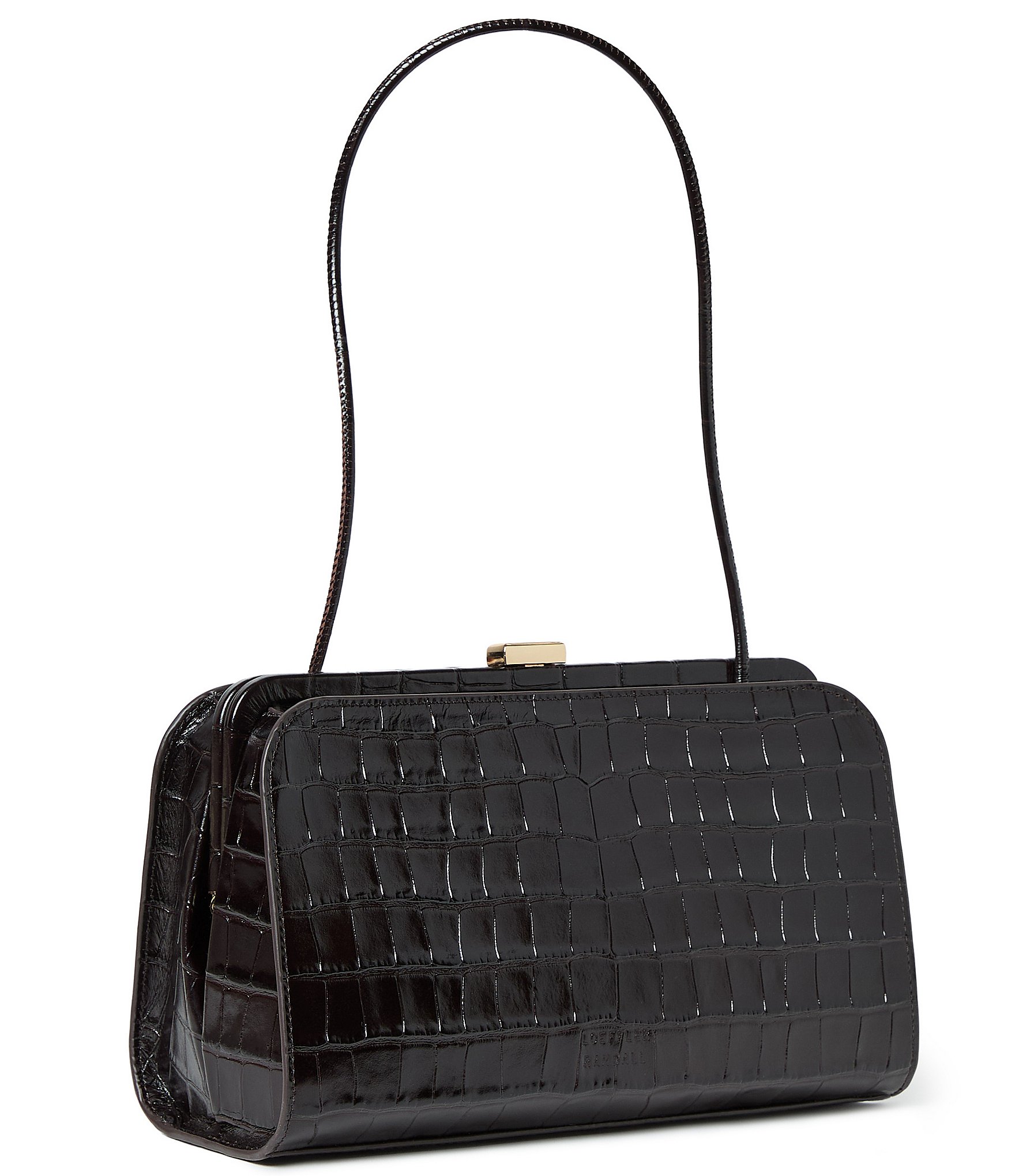Loeffler Randall Zella Crocodile Clutch