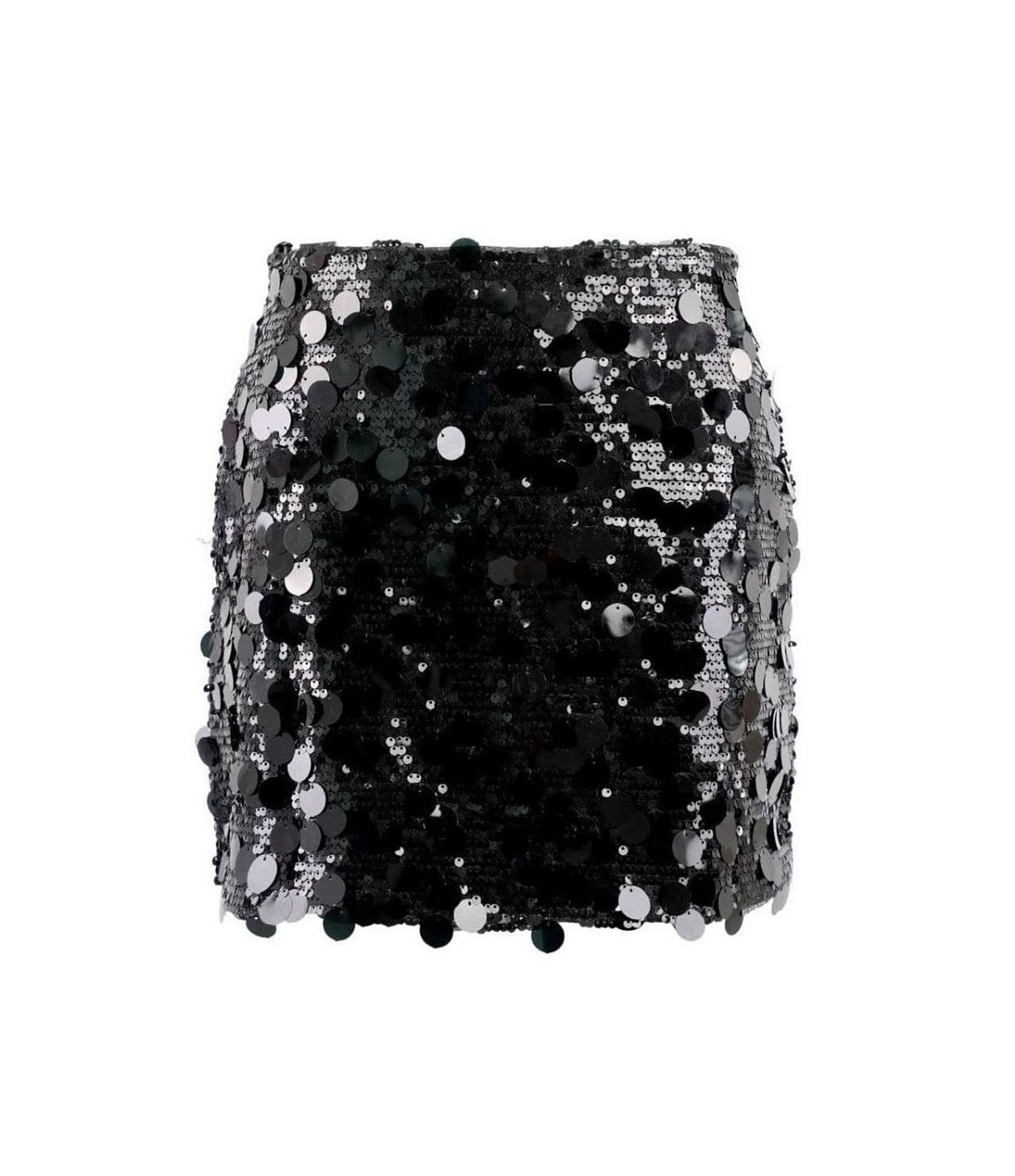 Lola + The Boys Little/Big Girls Magic Sequin Paillette Mini Skirt