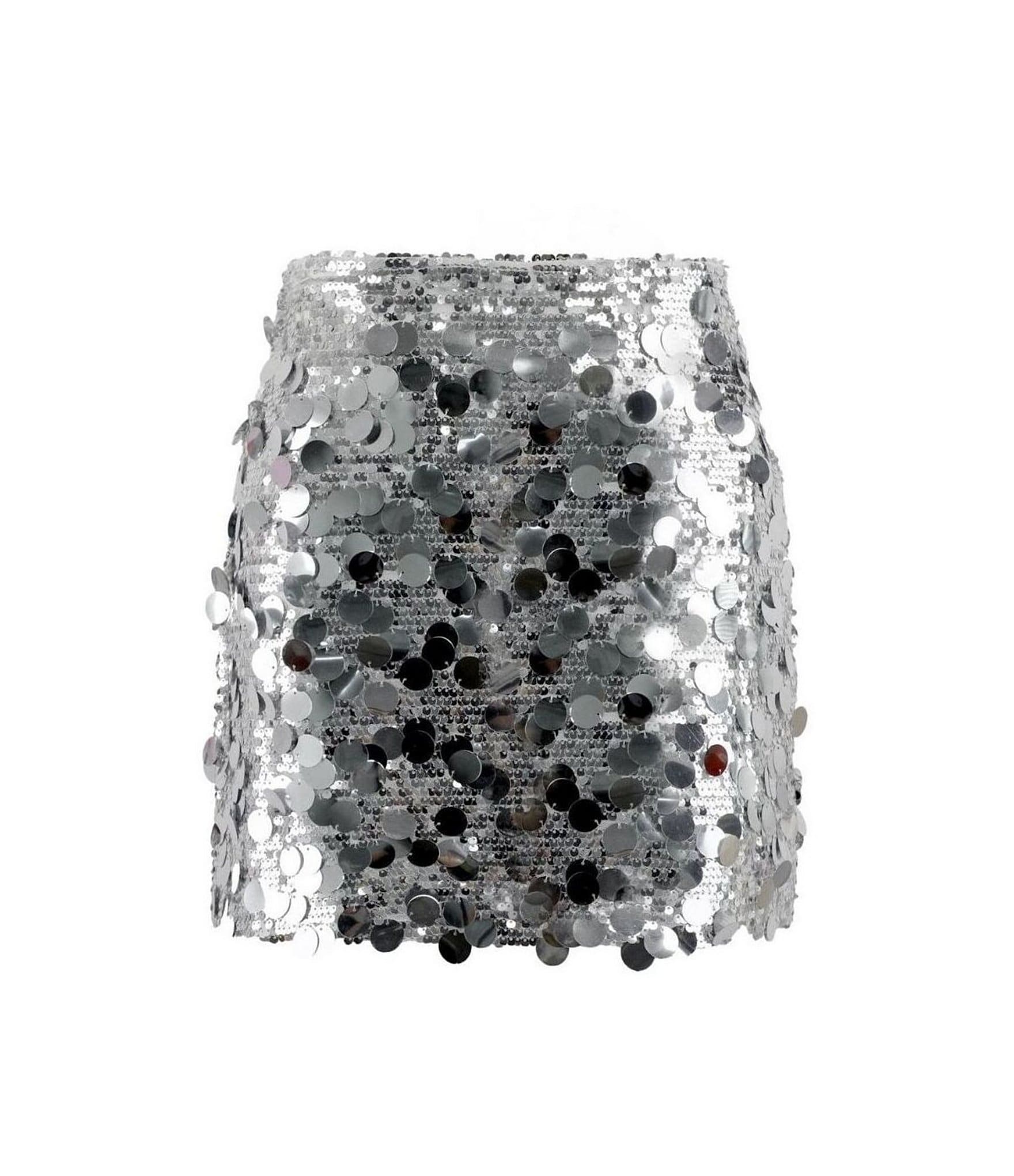 Lola + The Boys Little/Big Girls Magic Sequin Paillette Mini Skirt