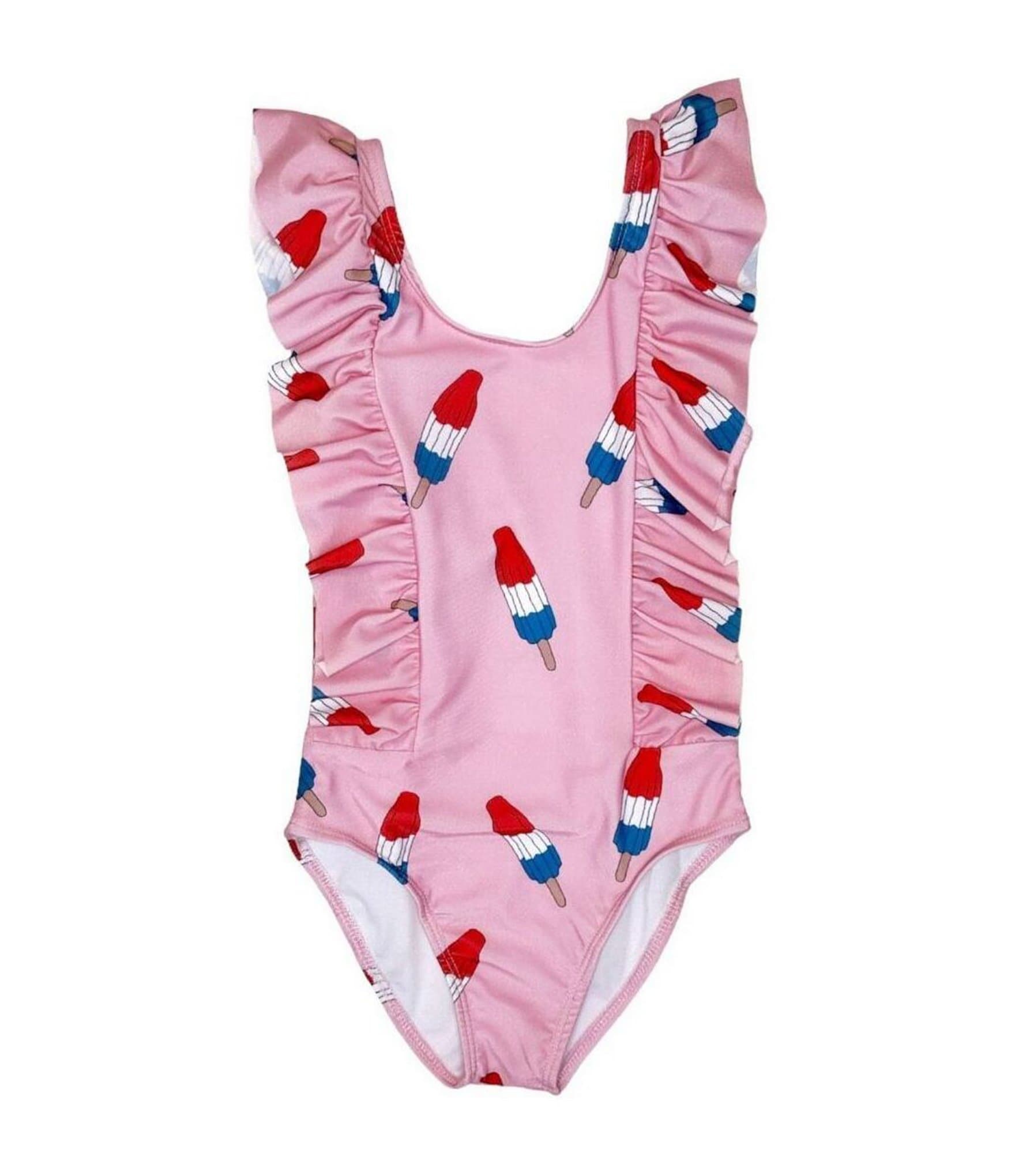 Lola + The Boys Little/Big Girls Pinkie Bomb Pop 1-Piece Swimsuit
