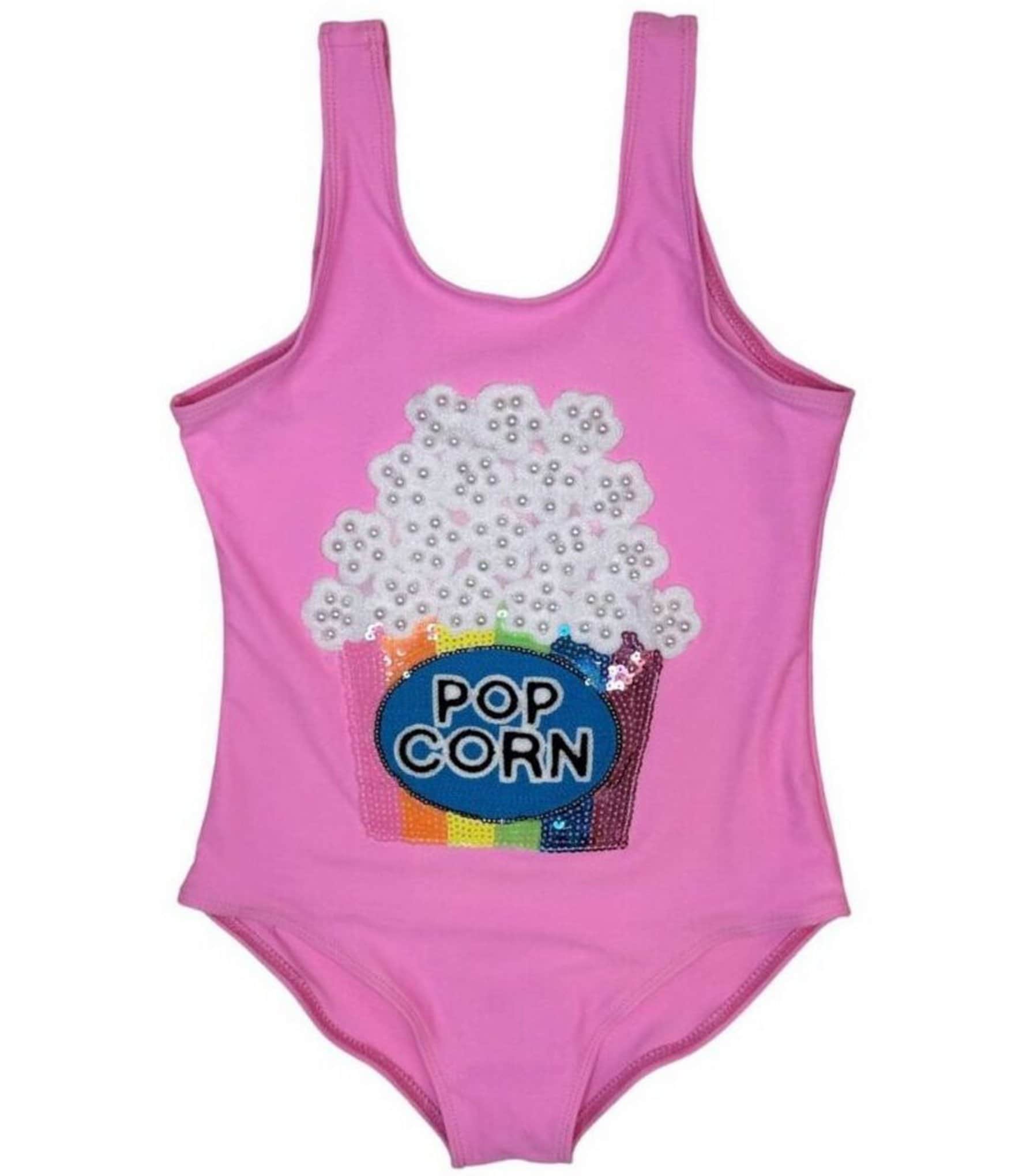 Lola + The Boys Little/Big Girls Popcorn Pearls 1-Piece Swimsuit