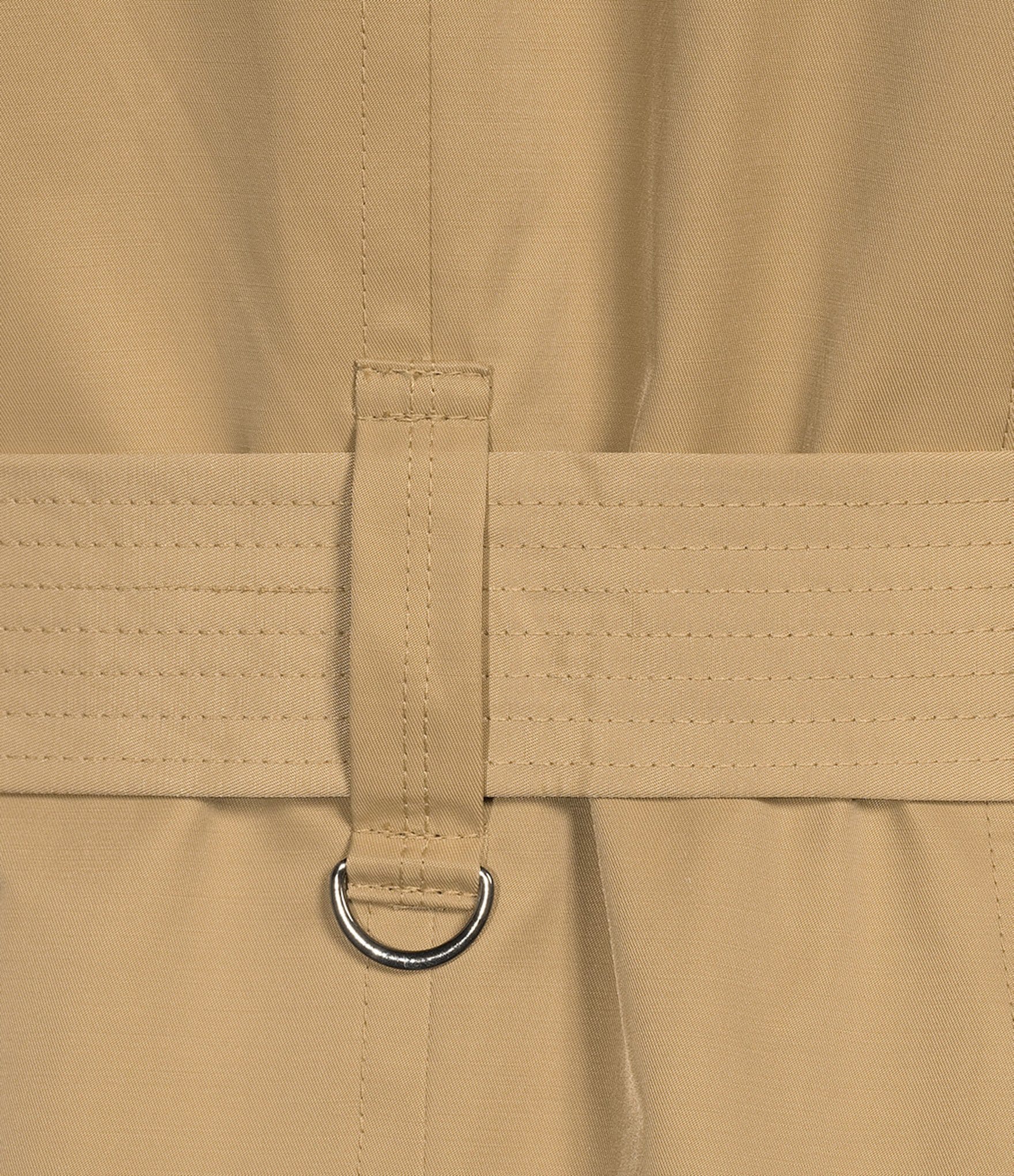London Fog Double Collar Hooded Belted Single Breasted Trench Coat